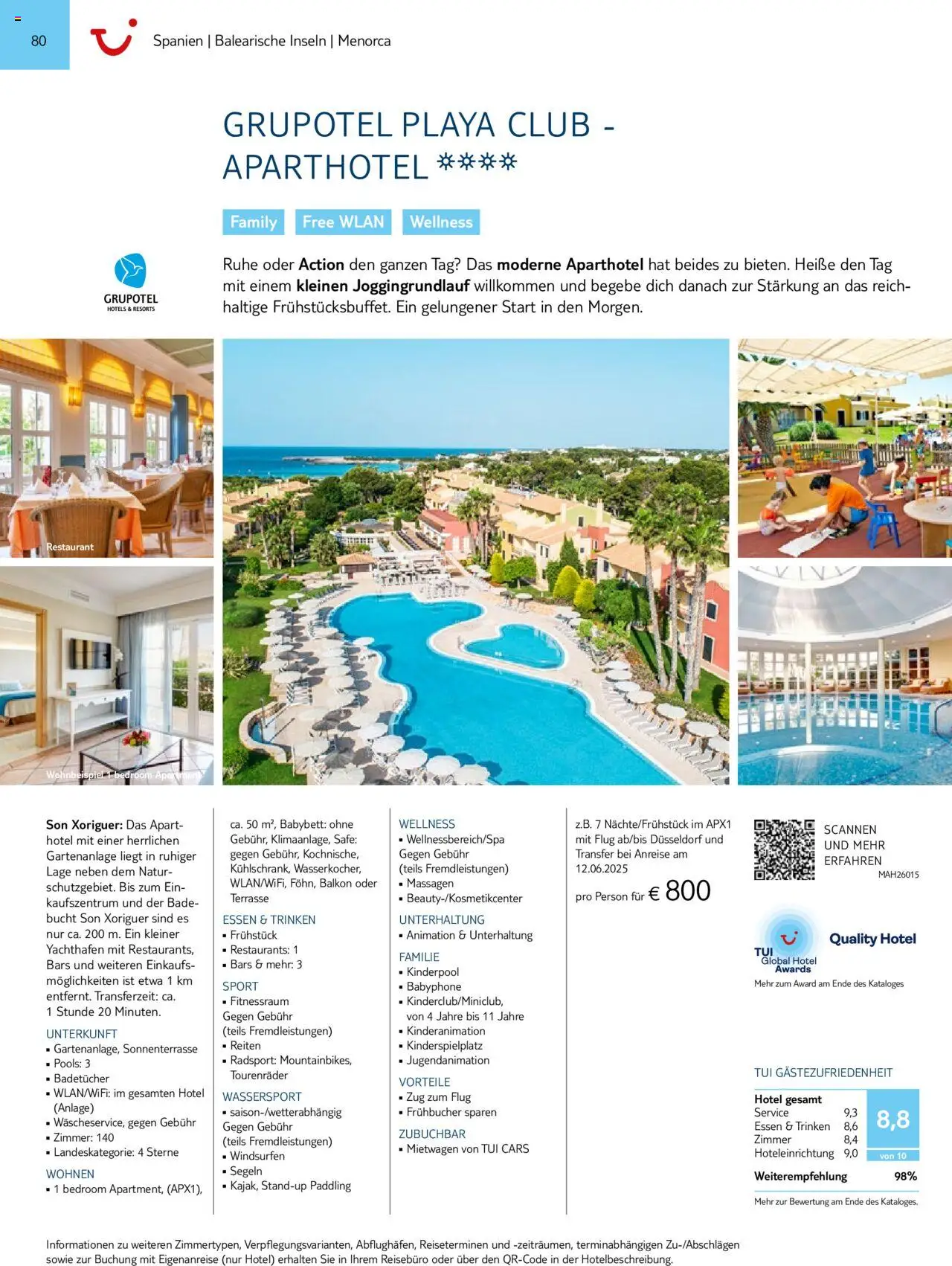 TUI  Südeuropa & Nordafrika 2025/26 - Seite 80 - gültig ab 01.01.2025