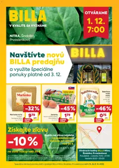 Billa leták platný od 03.12.2025