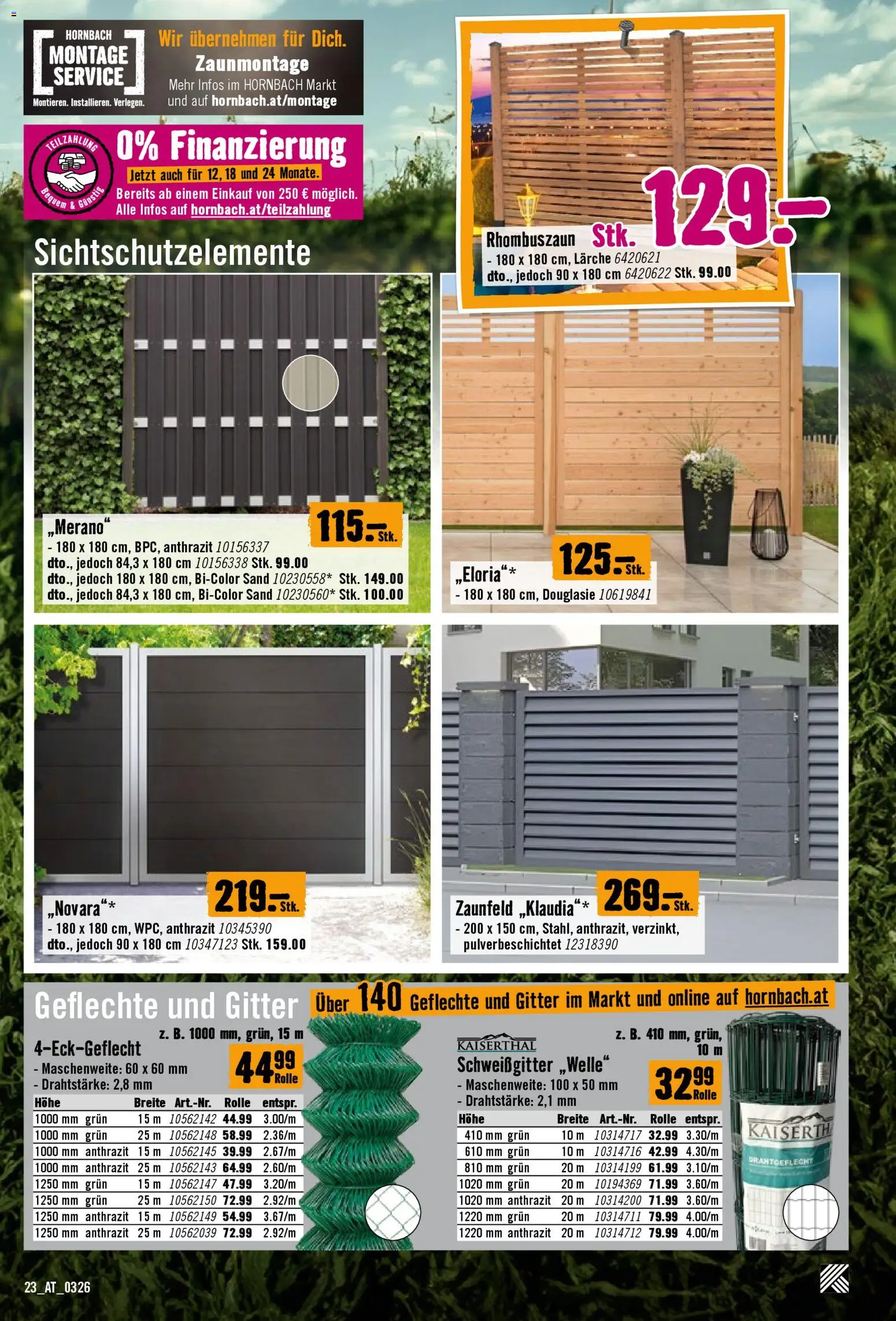 Hornbach Flugblatt - page 23- valid from 17.03.2026