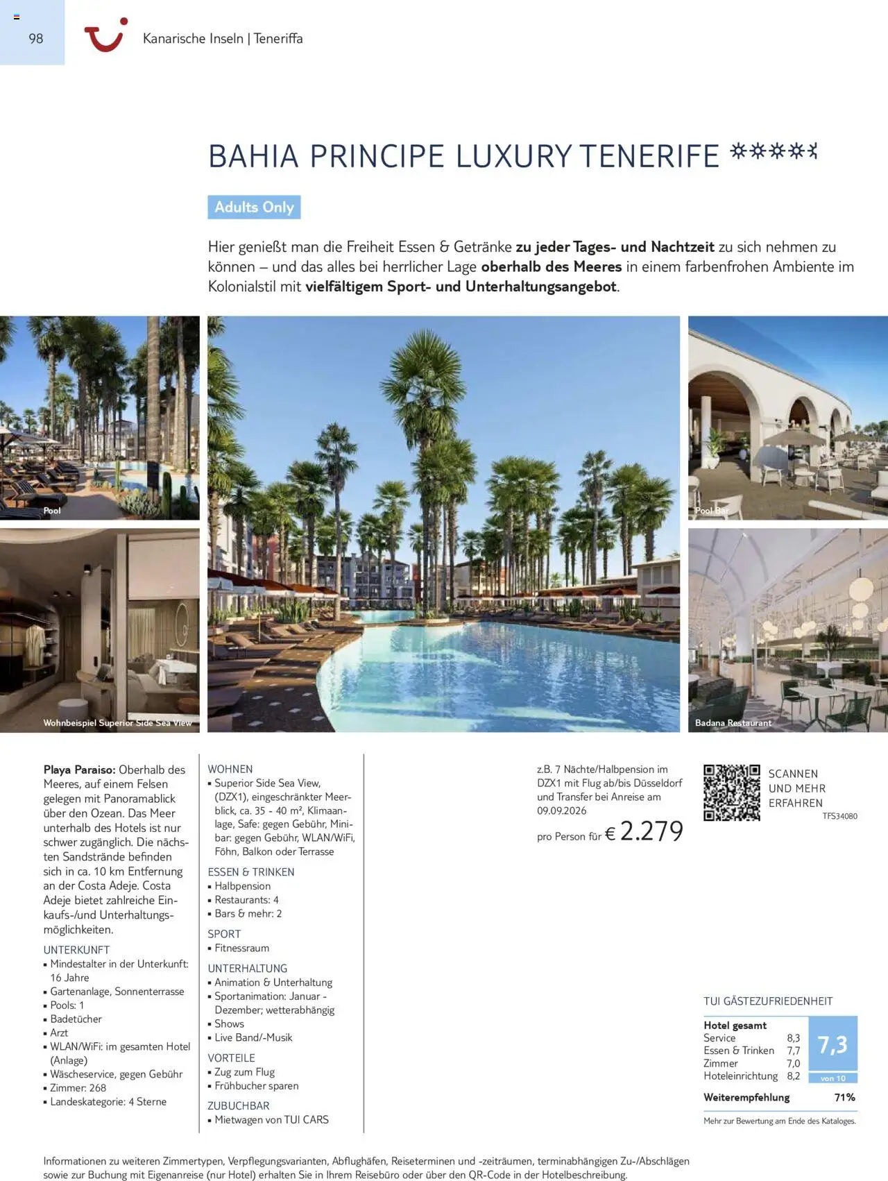 TUI Prospekt Kanaren, Kapverden & Senegal 2025/26	  - Seite 98 - gültig ab 01.11.2025