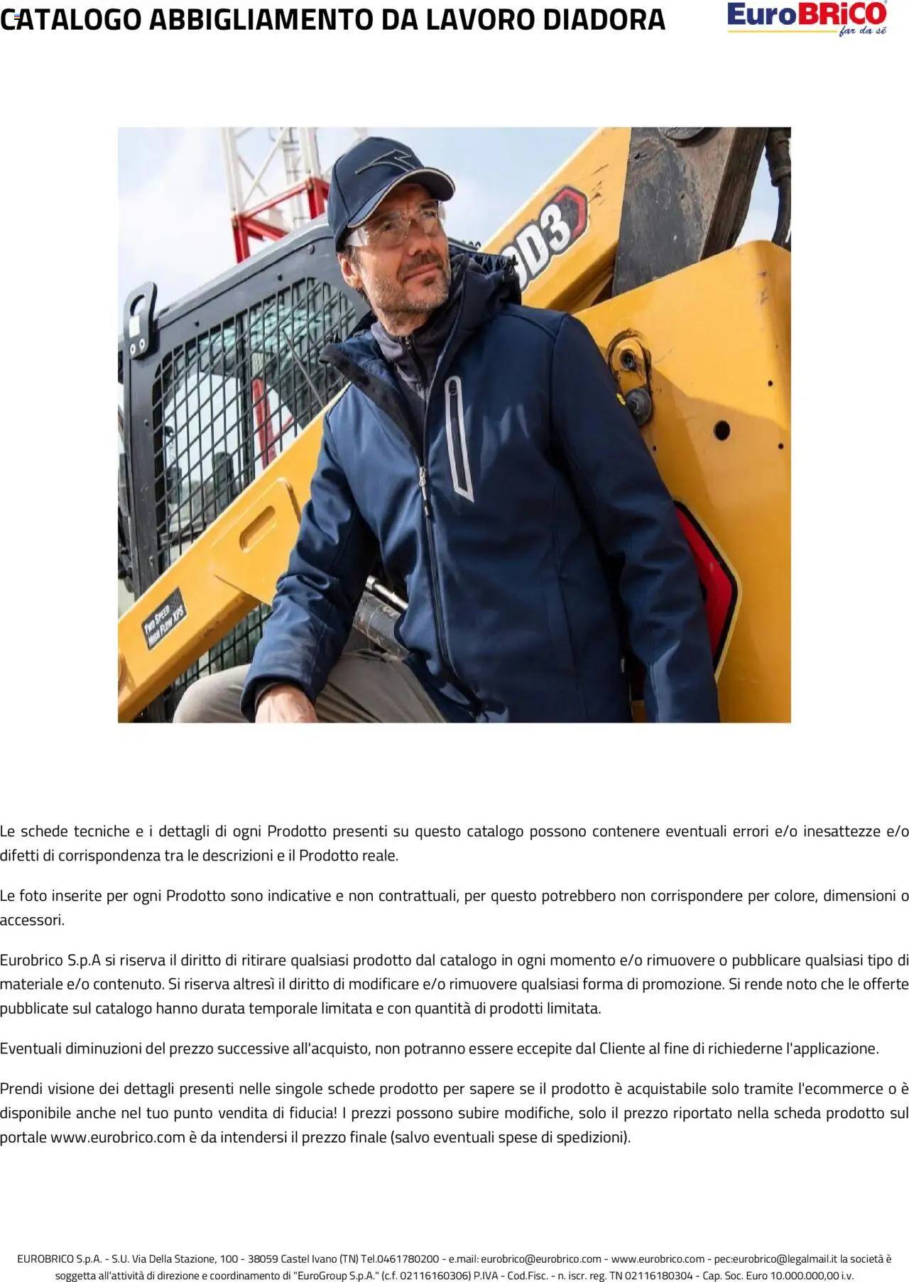 Eurobrico Abbigliamento da Lavoro Diadora catalogo - pagina 72 - valido dal 23/07/2025