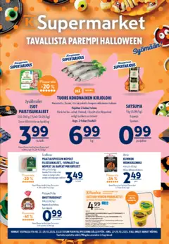 Esikatselu K-Supermarket tarjoukset voimassa alkaen 27/10/2025
