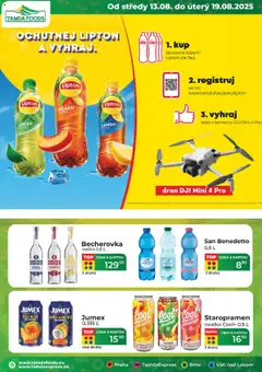 Náhled Tamda Foods leták platný od 13.08.2025