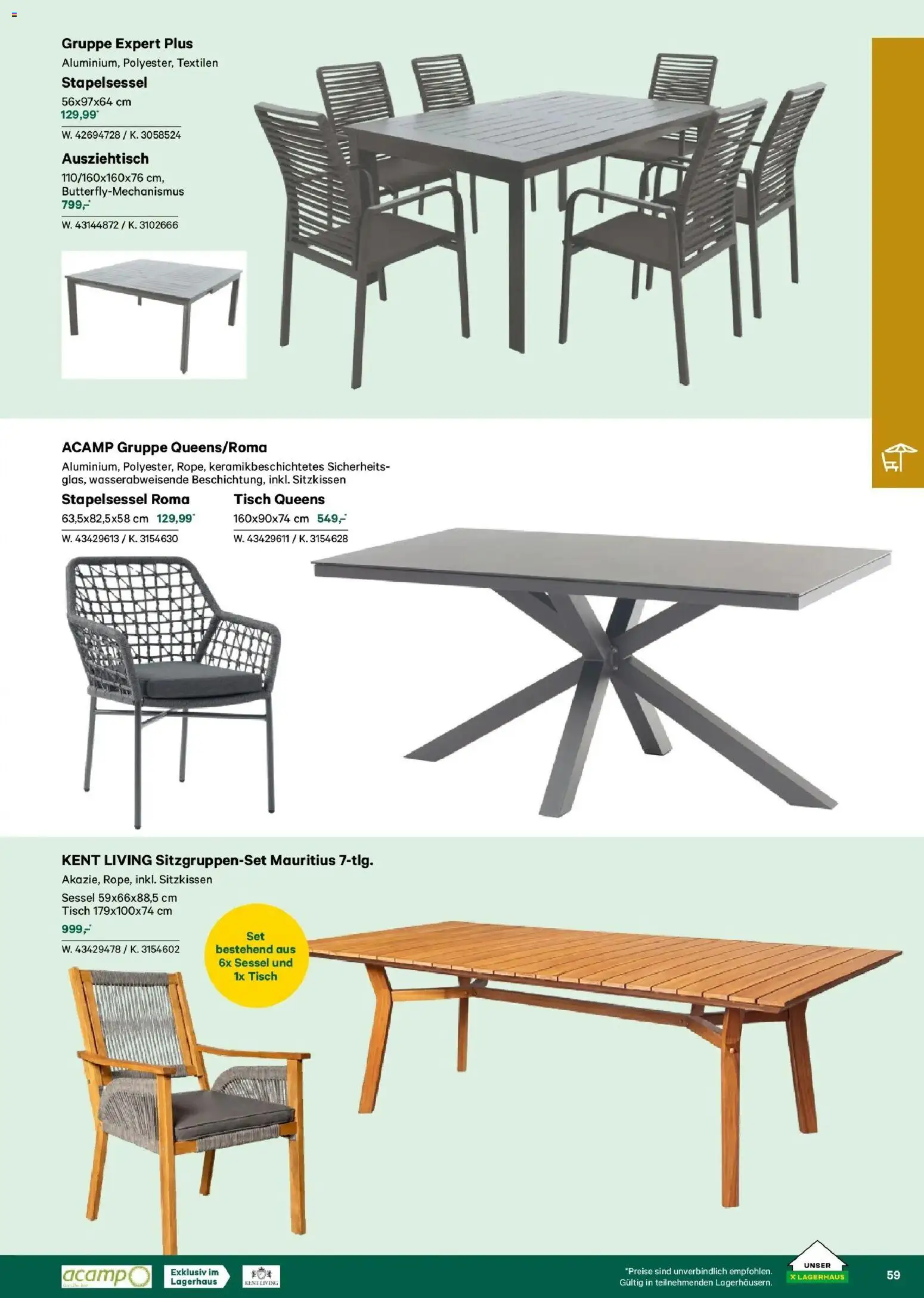 Lagerhaus Garten & Freizeit Katalog 2026 - Wien, Innsbruck - page 59- valid from 01.03.2026