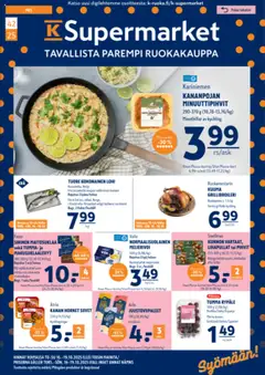 Esikatselu K-Supermarket tarjoukset voimassa alkaen 16/10/2025