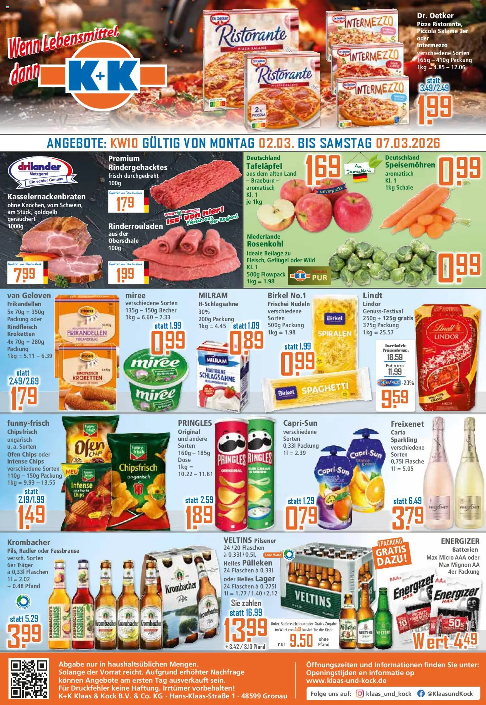 Klaas & Kock Prospekt 	 - Seite 1 - gültig ab 02.03.2026