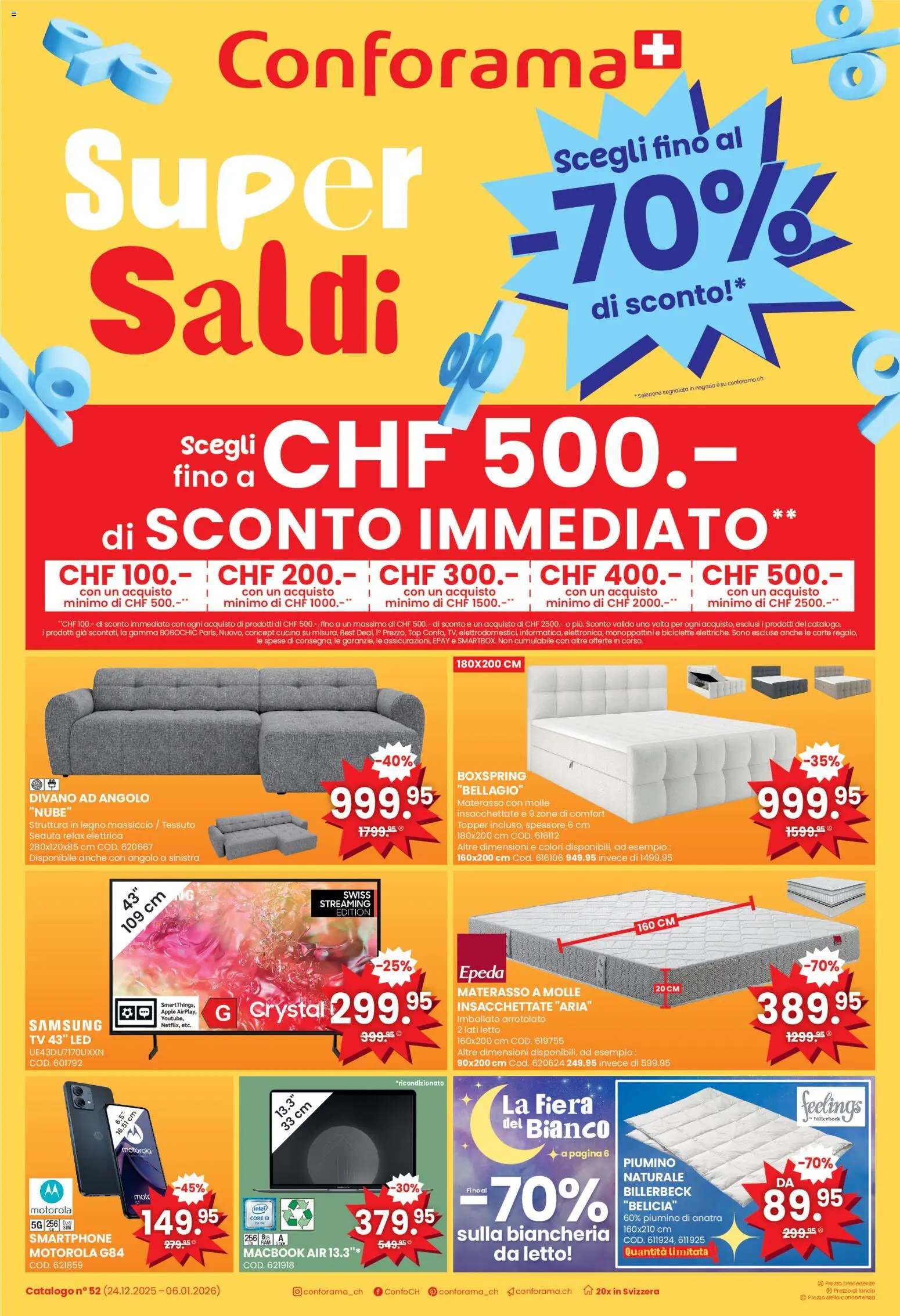 Conforama Aktionen IT - Seite 1- gültig ab 24.12.2025