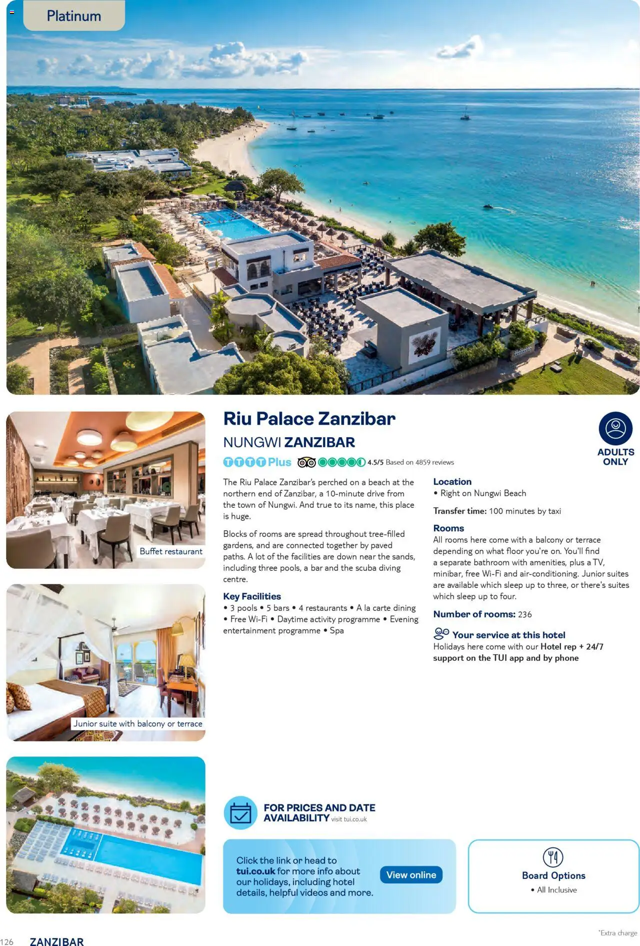 TUI - Africa - page 126- valid from 01/05/2025