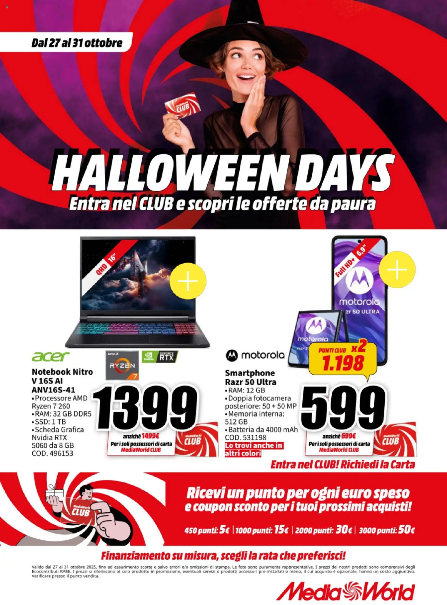 Media World Halloween catalogo - pagina 1 - valido dal 27/10/2025