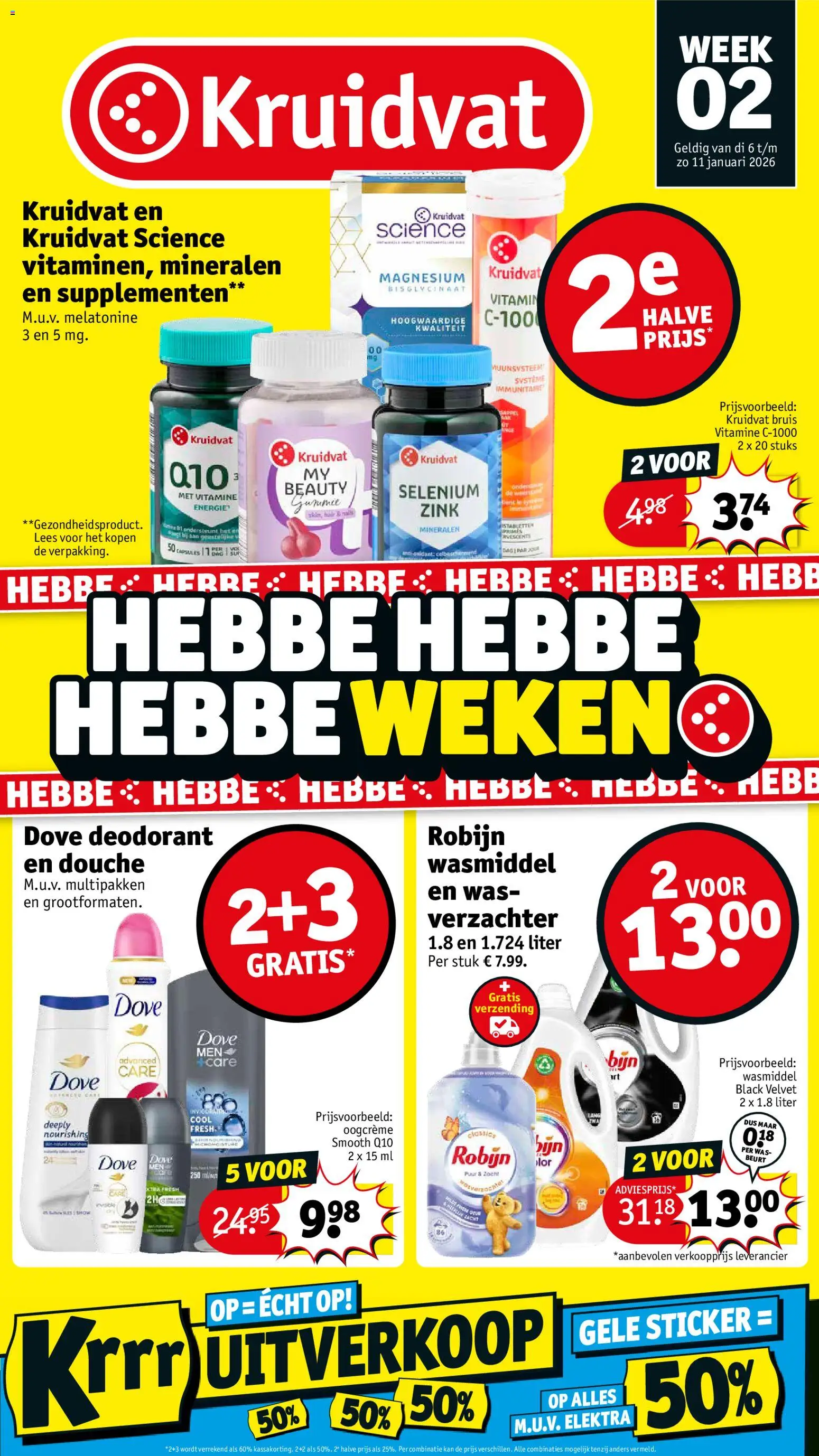 Kruidvat - Folder week 2 - pagina 1- geldig vanaf 06-01-2026