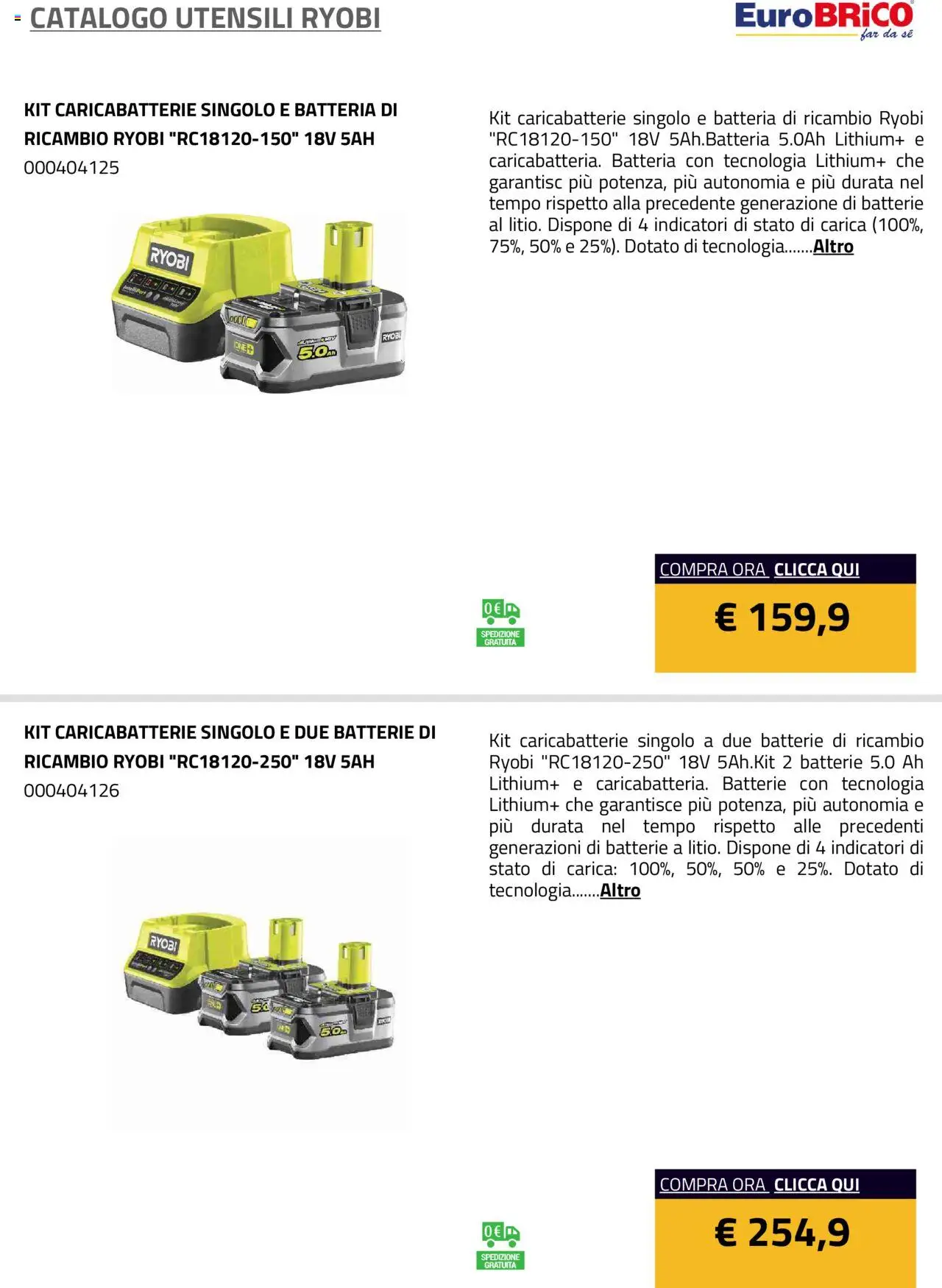 Eurobrico Utensili Ryobi catalogo - pagina 39 - valido dal 23/07/2025