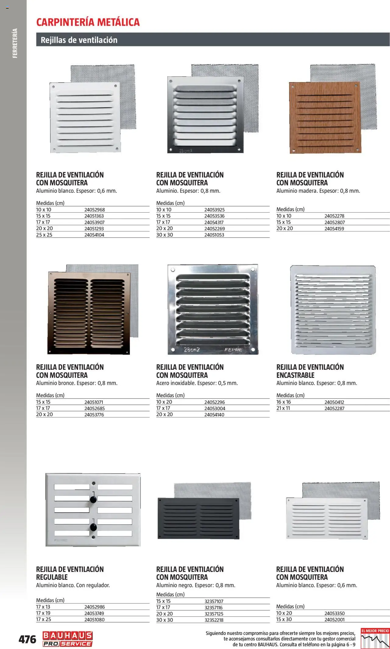 Bauhaus - ProService  - Página de 476 - Válido desde 24/02/2025
