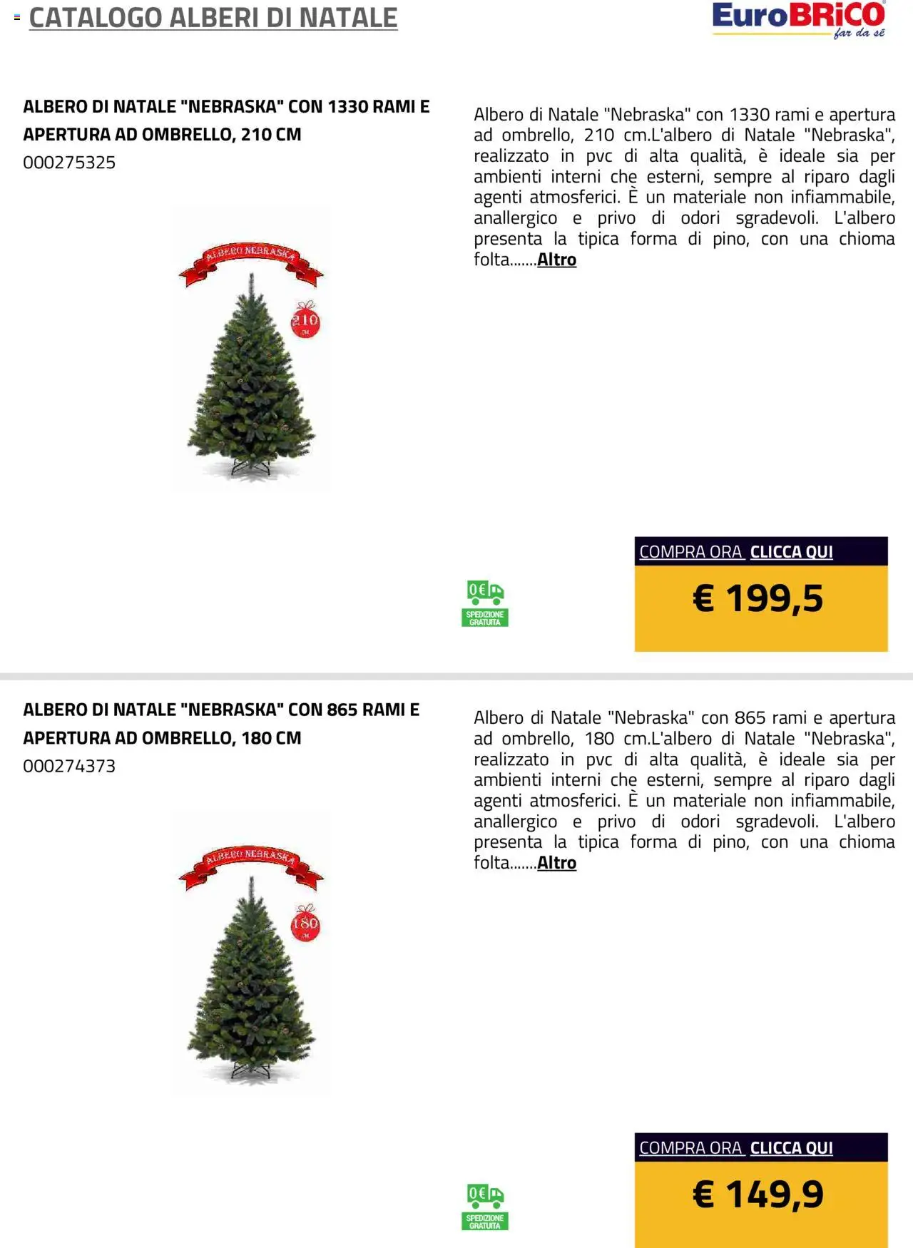 Eurobrico Alberi di Natale catalogo - pagina 5 - valido dal 23/07/2025