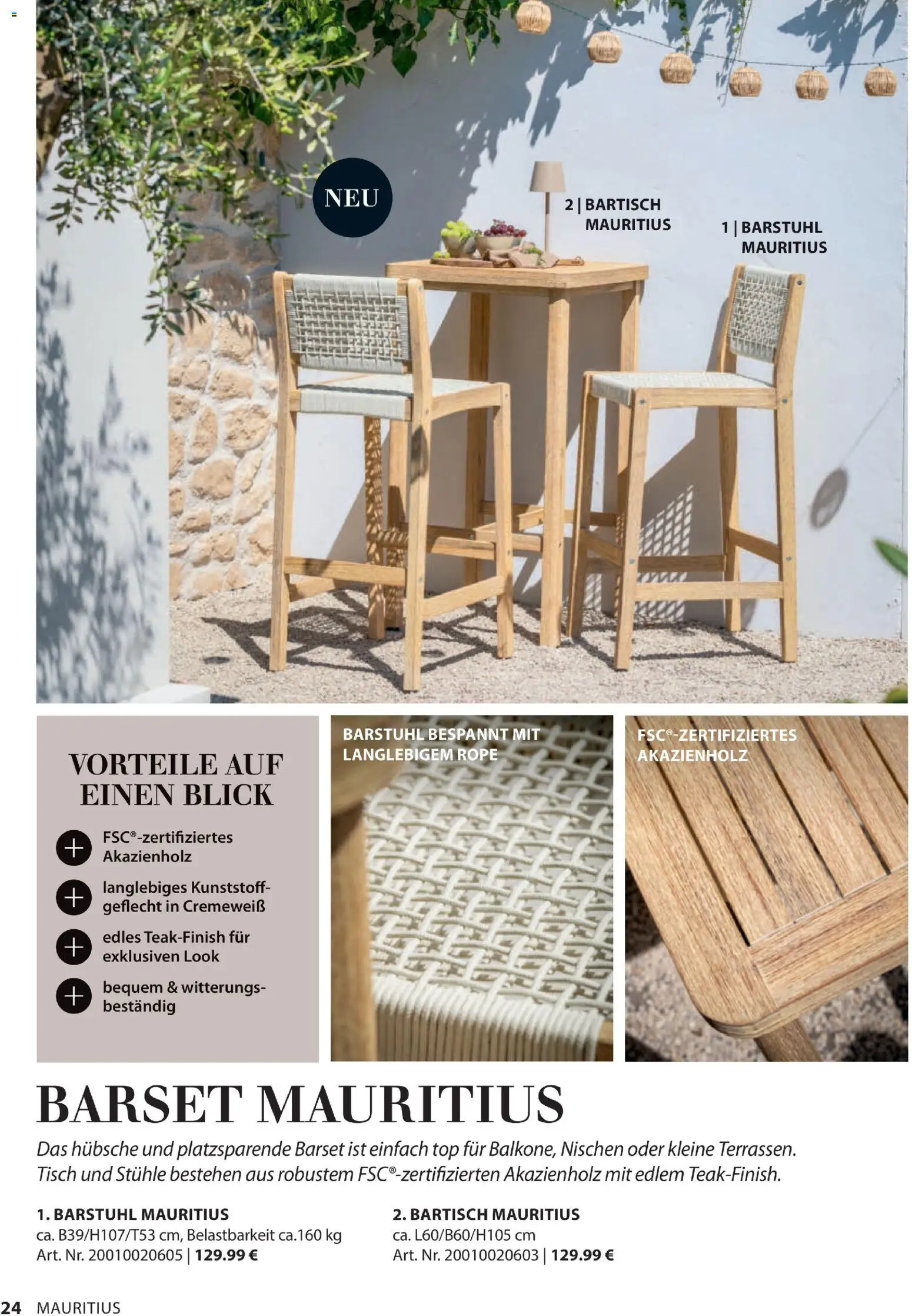 Dehner Gartenmöbel Trends 2026 - page 24- valid from 29.01.2026