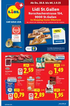 Vorschau Lidl Aktionen St.Gallen gültig ab 28.08.2025