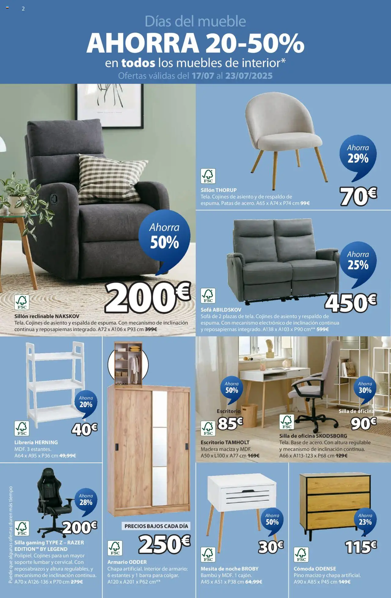 JYSK - Summer Sale - Página de 3 - Válido desde 17/07/2025
