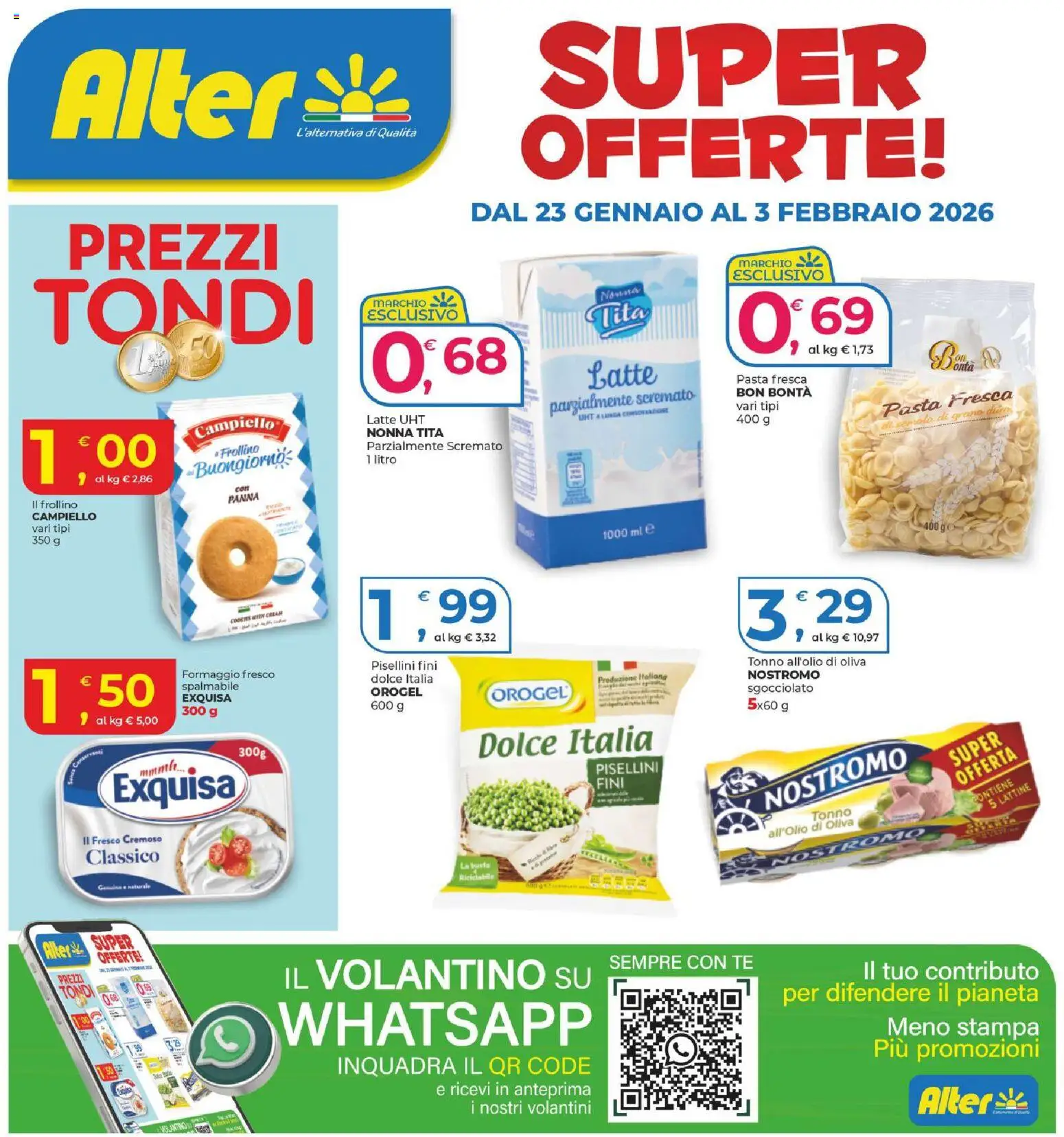 Volantino Alter Discount	 - pagina 1 - valido dal 23/01/2026