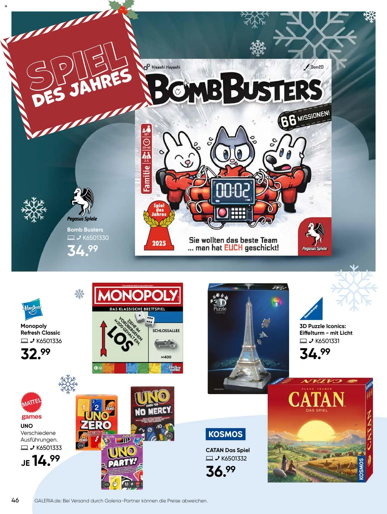 Galeria Karstadt Kaufhof  Weihnachtsmagazin - Seite 46 - gültig ab 27.10.2025