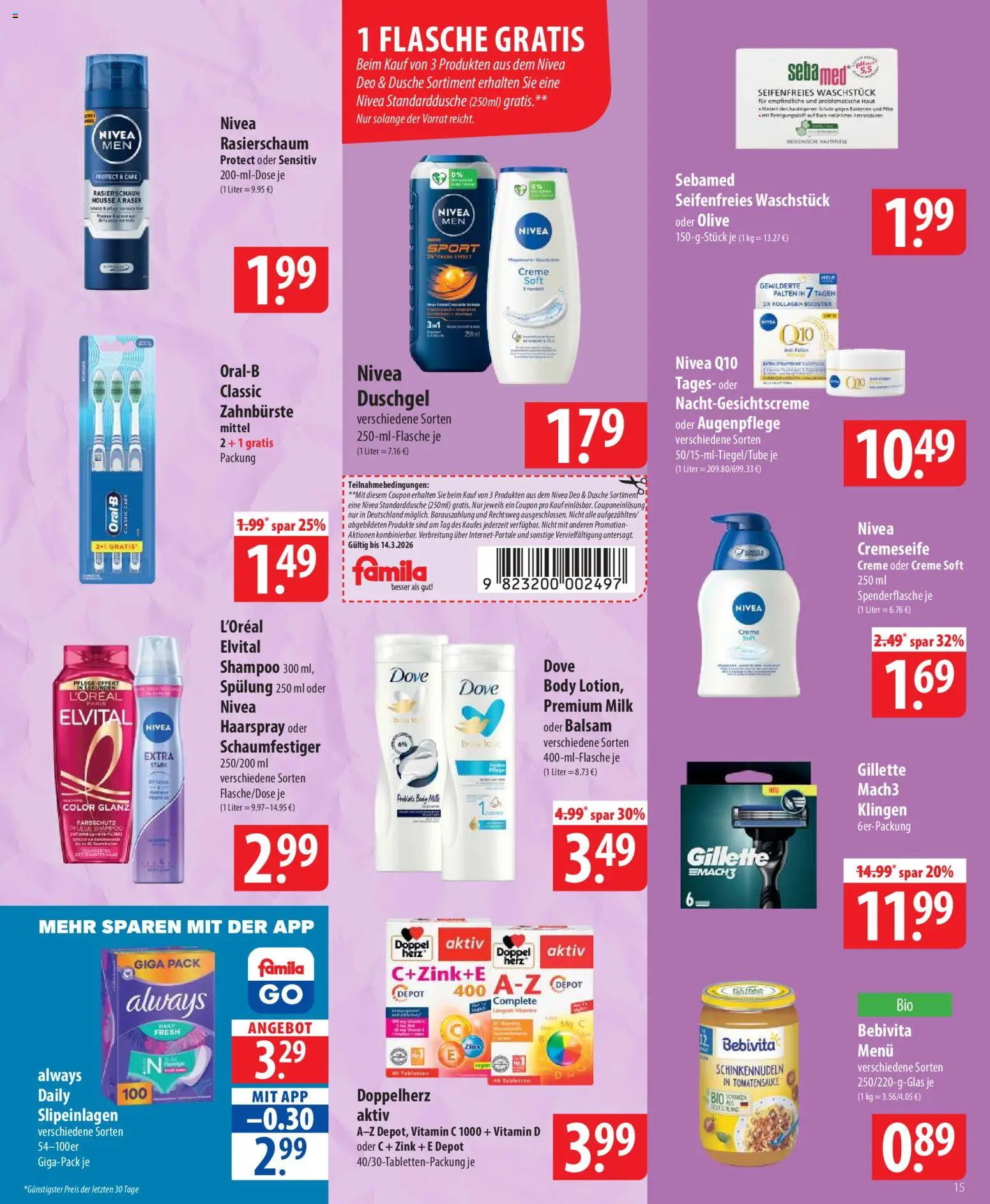 Famila Prospekt 	 - Seite 15 - gültig ab 09.03.2026