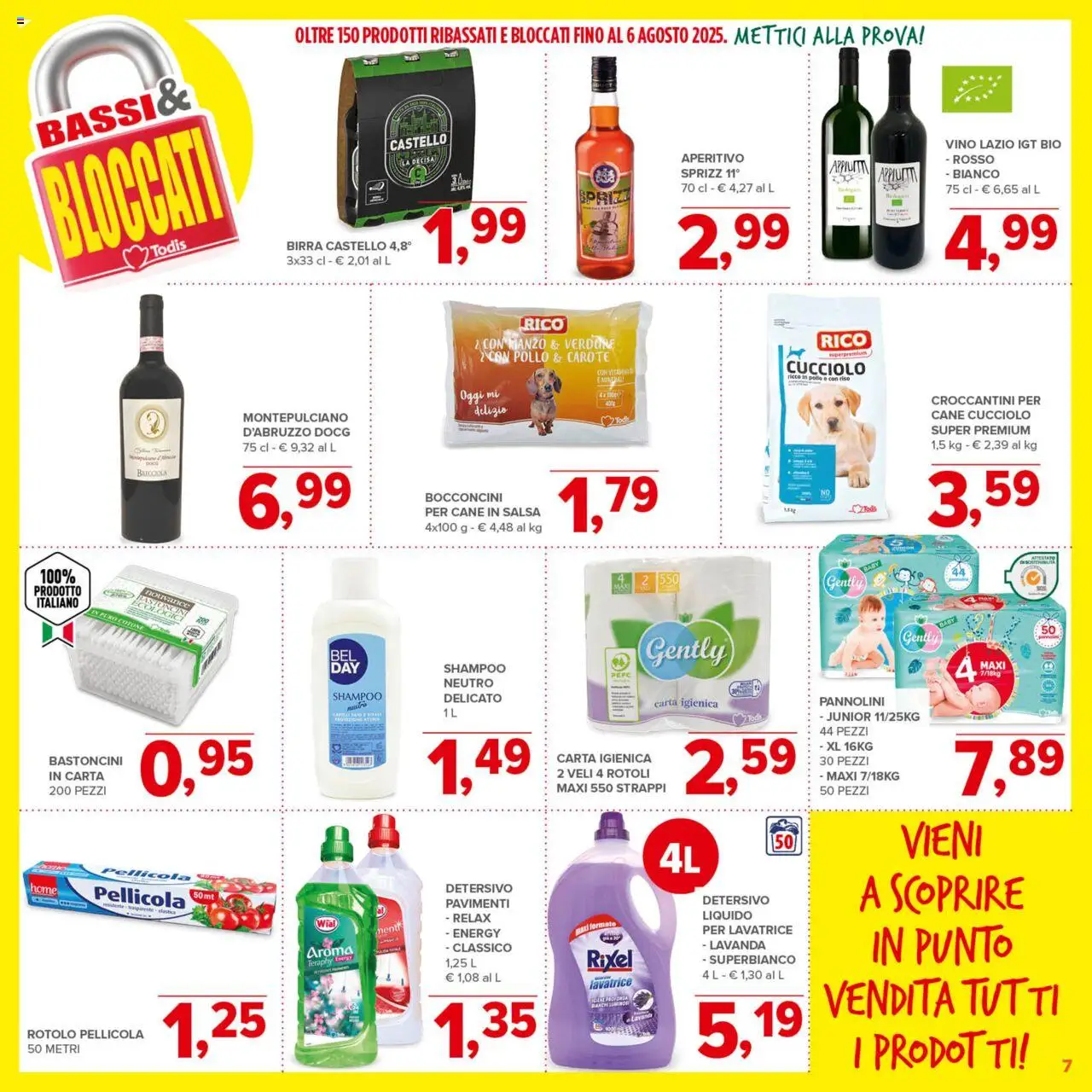 Volantino Todis	 - pagina 7 - valido dal 10/07/2025