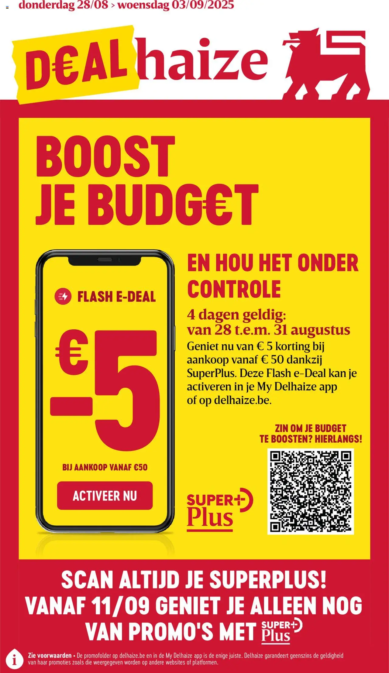 Delhaize folder week 35 - pagina 1- geldig vanaf 28/08/2025
