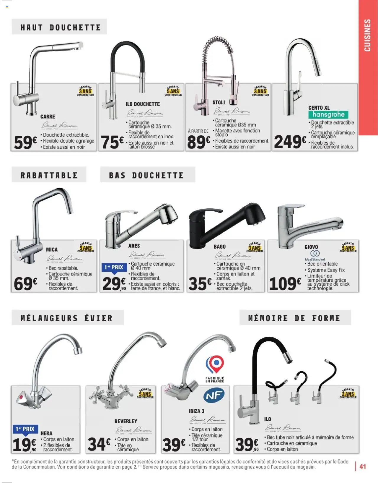 Brico E.Leclerc Guide aménagement intérieur - page 41 - valable à partir du 07/01/2025