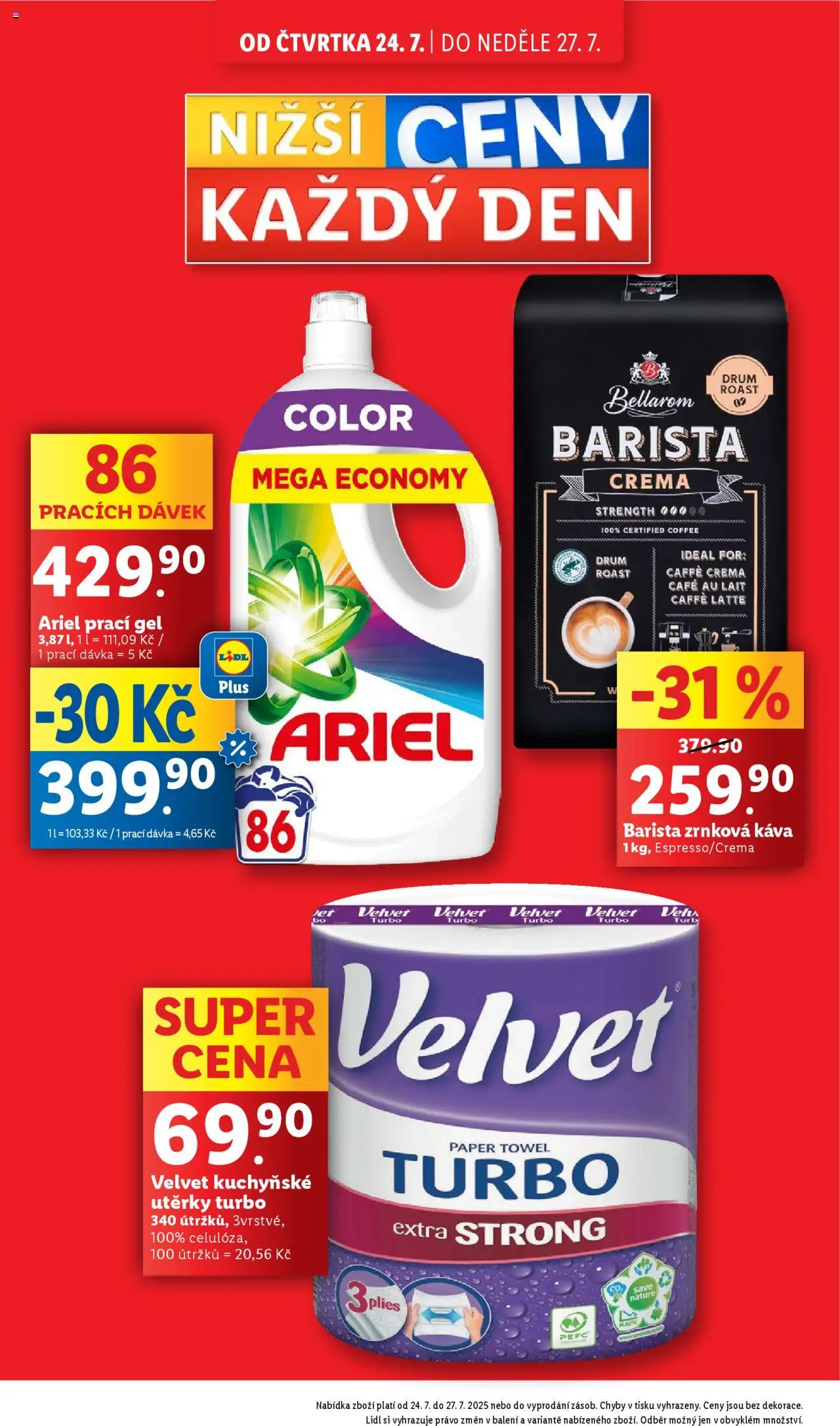 Lidl leták - strana 2- platný od 24.07.2025