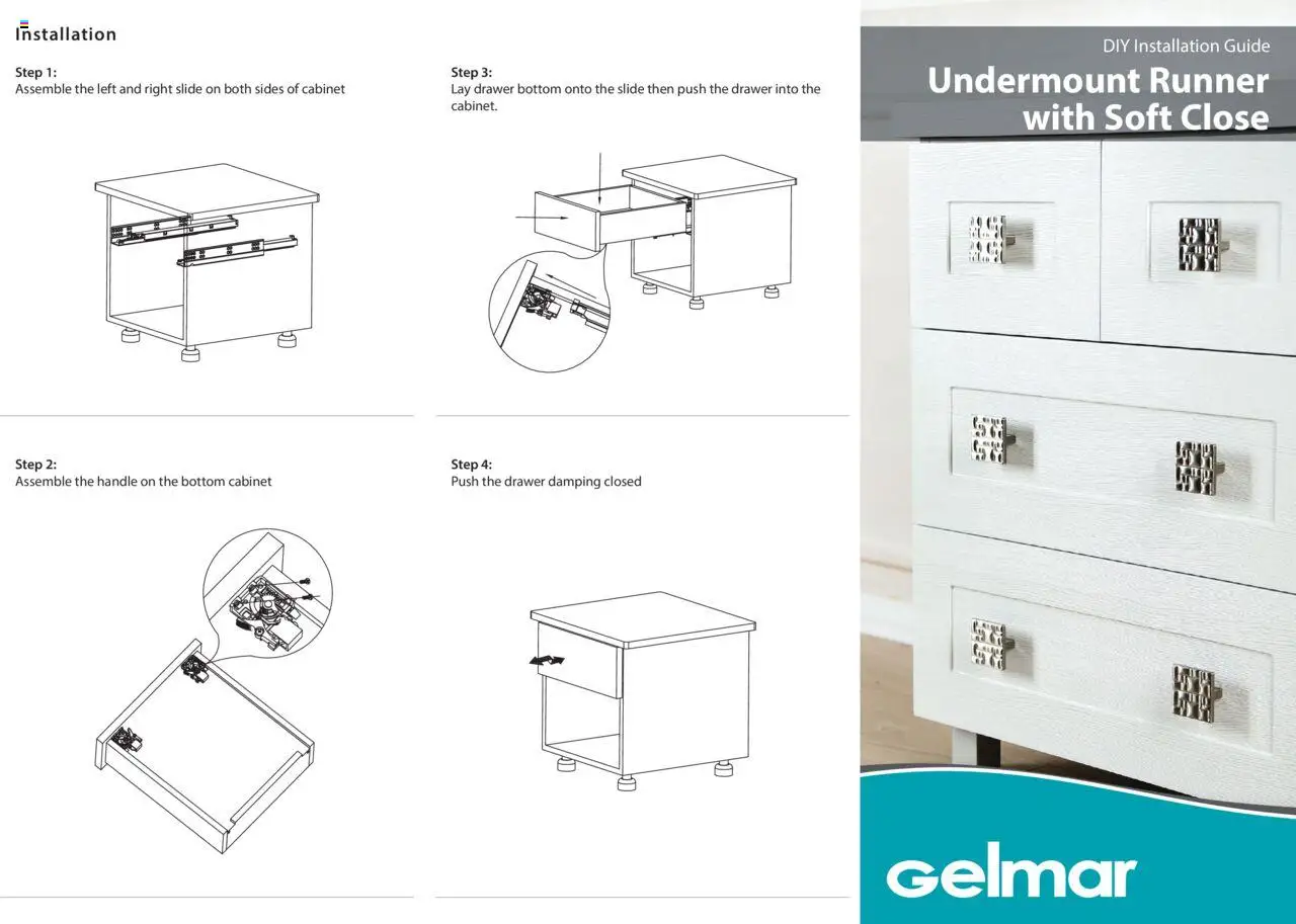 Gelmar - Undermount Runner Soft Close - page 1- valid from 12/02/2024