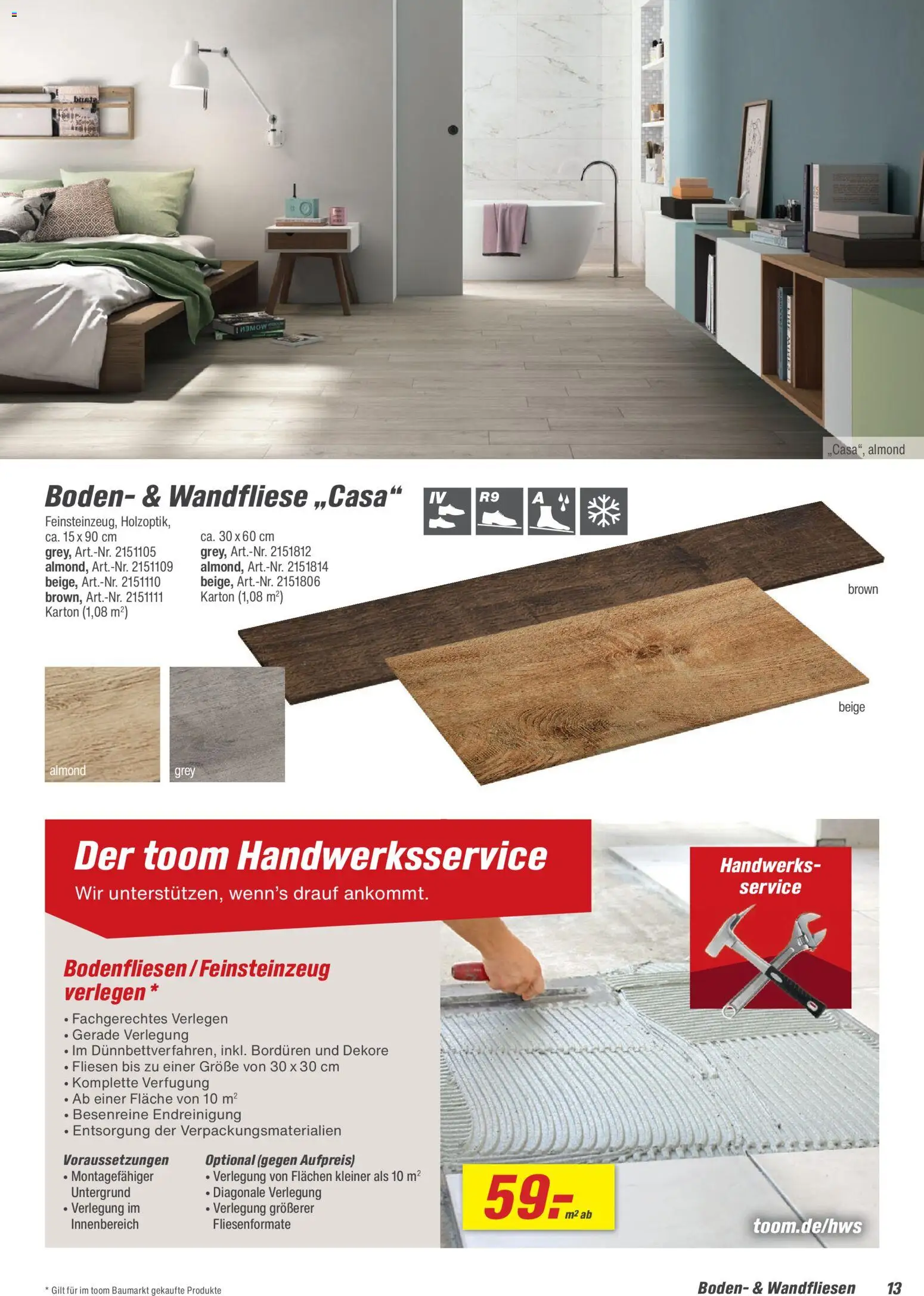 Toom Baumarkt Fliesen & Zubehör 2026 - Seite 13 - gültig ab 01.01.2026
