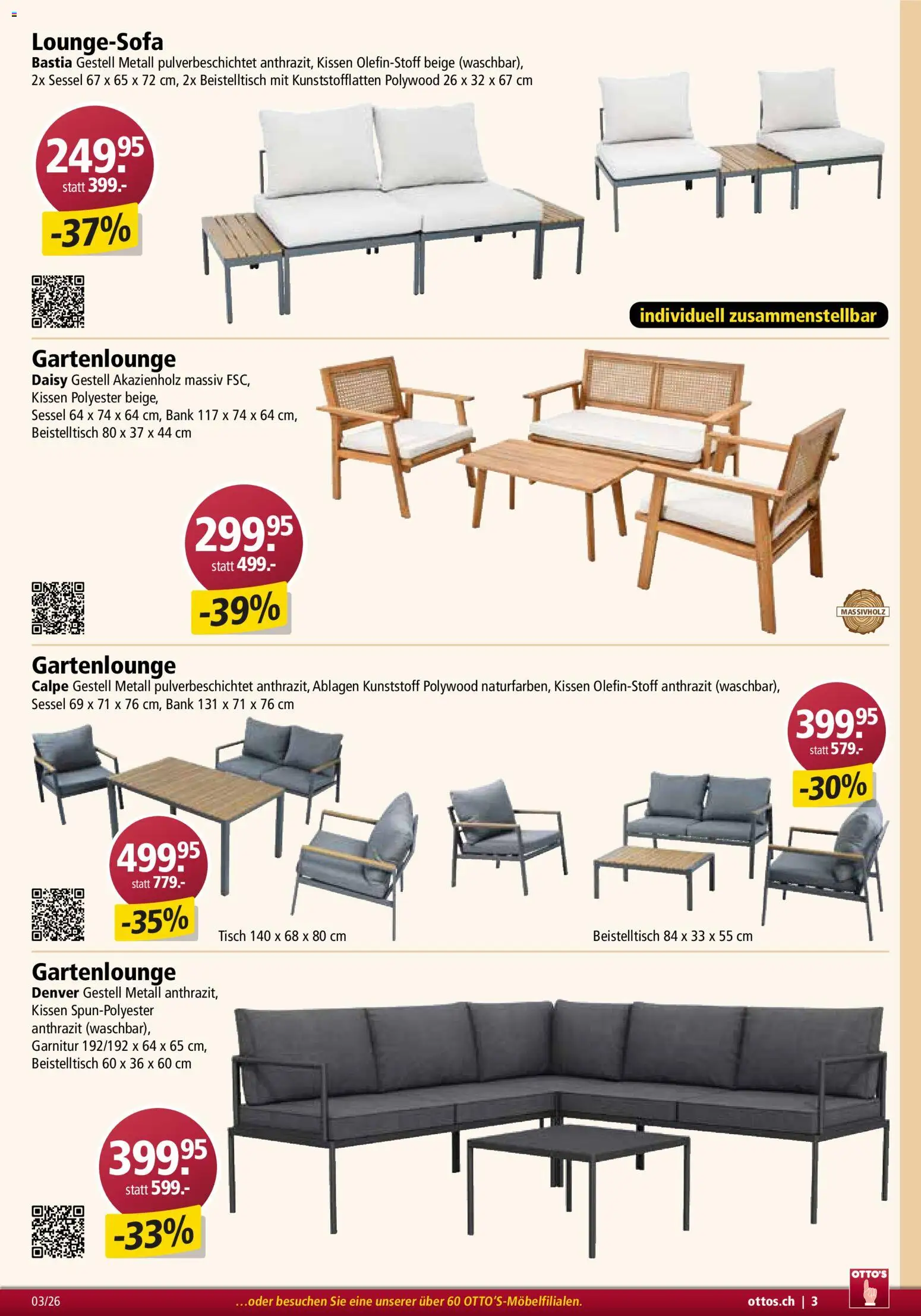 Otto's Aktionen Möbelflyer - page 3- valid from 01.03.2026