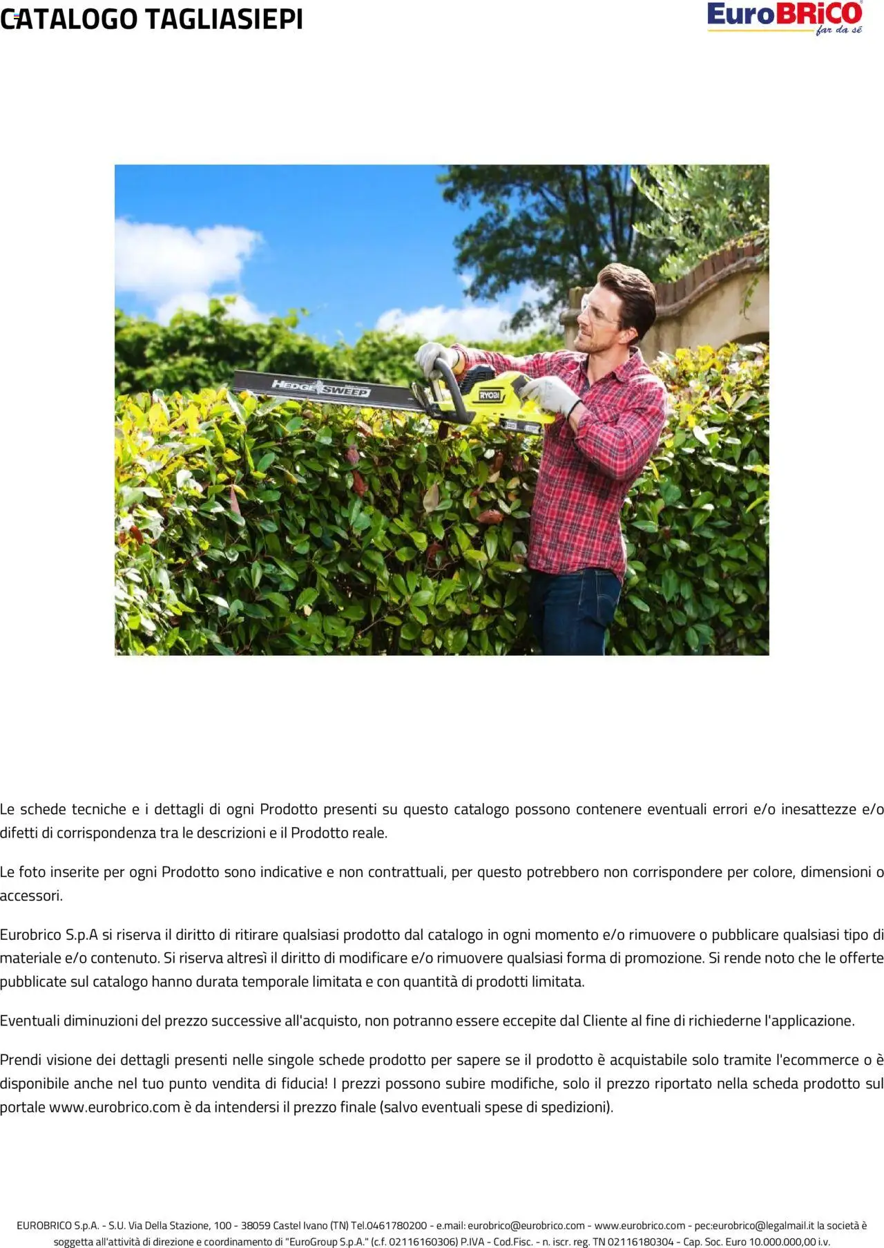 Eurobrico Tagliasiepi catalogo - pagina 26 - valido dal 23/07/2025