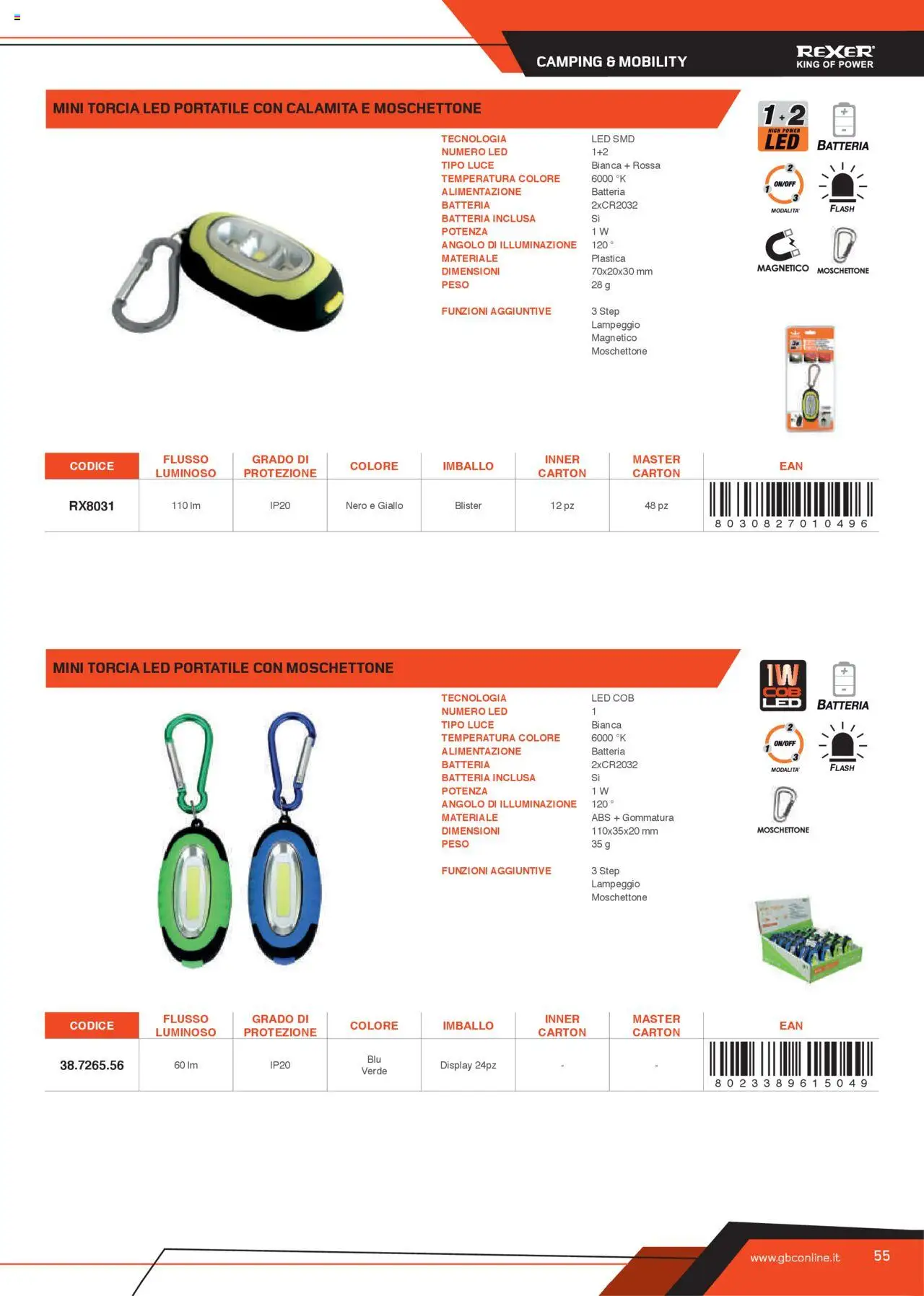 GBC Torce catalogo - pagina 55 - valido dal 31/05/2025