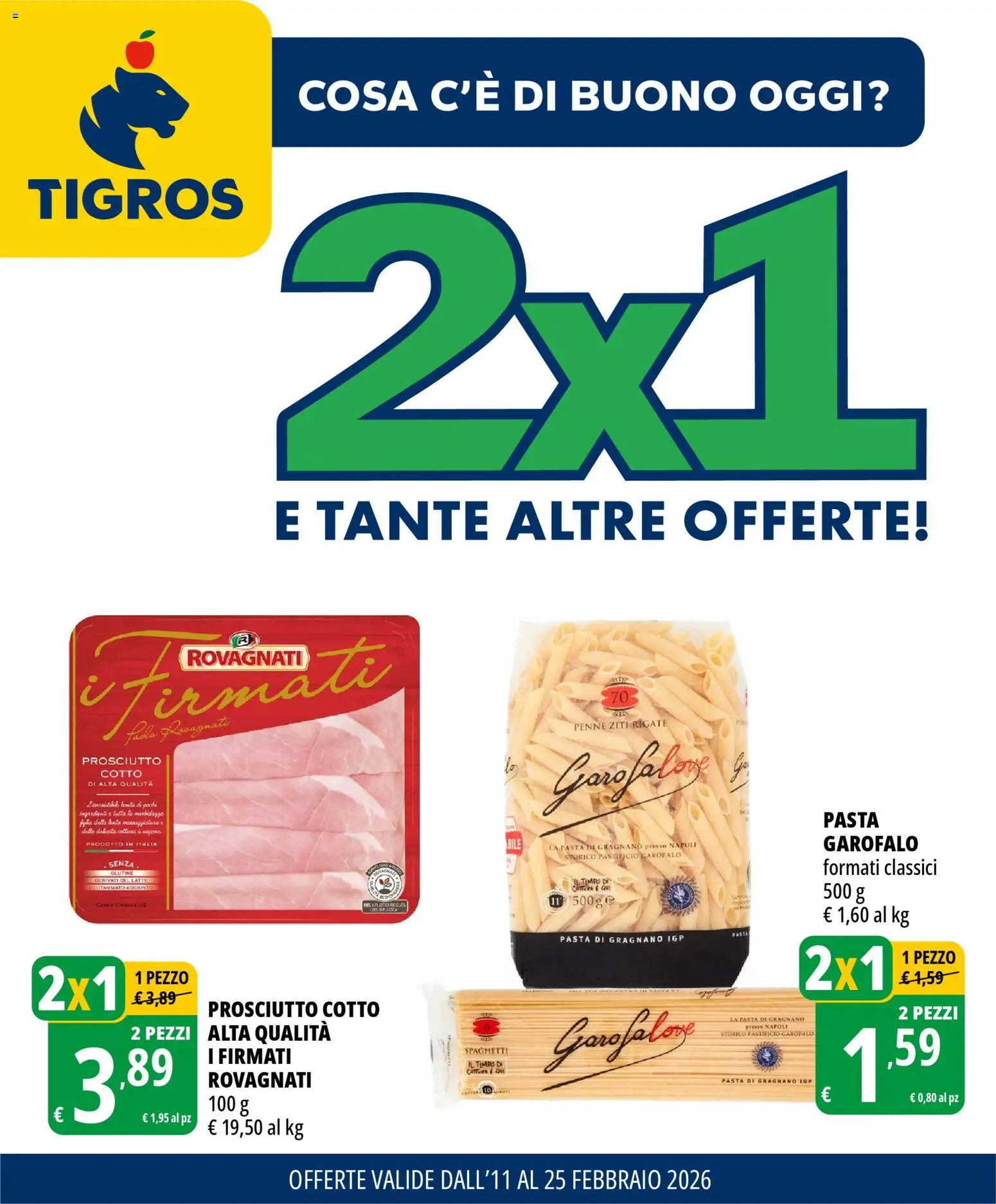 Volantino Tigros	 - pagina 1 - valido dal 11/02/2026