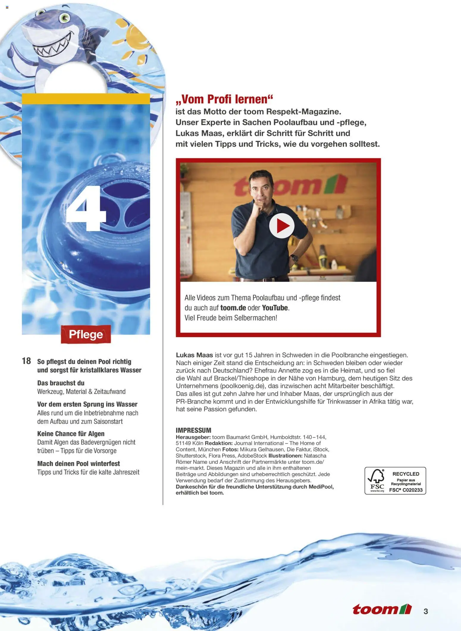 Toom Baumarkt Pool selber bauen - Seite 3 - gültig ab 01.01.2026