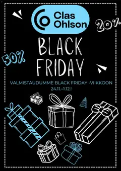 Esikatselu Clas Ohlson - Black Friday voimassa alkaen 17/11/2025