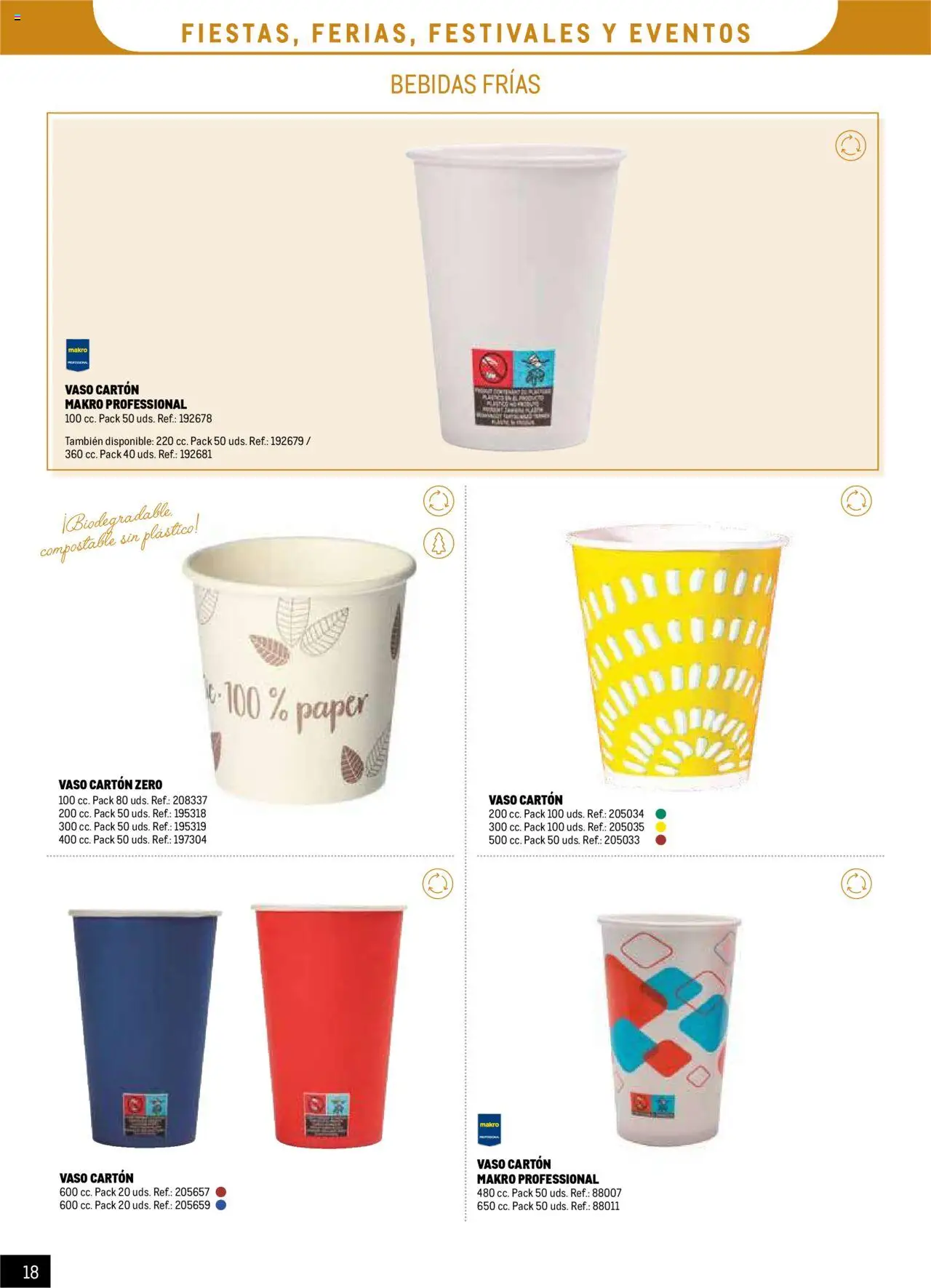 Makro - Catalogo Desechables Take Away Centro - Página de 18 - Válido desde 07/07/2025