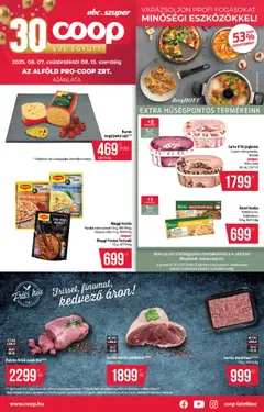 Előnézet COOP - Abc & szuper / Alföld Pro-Coop Zrt. érvényes 2025.08.07.-tól