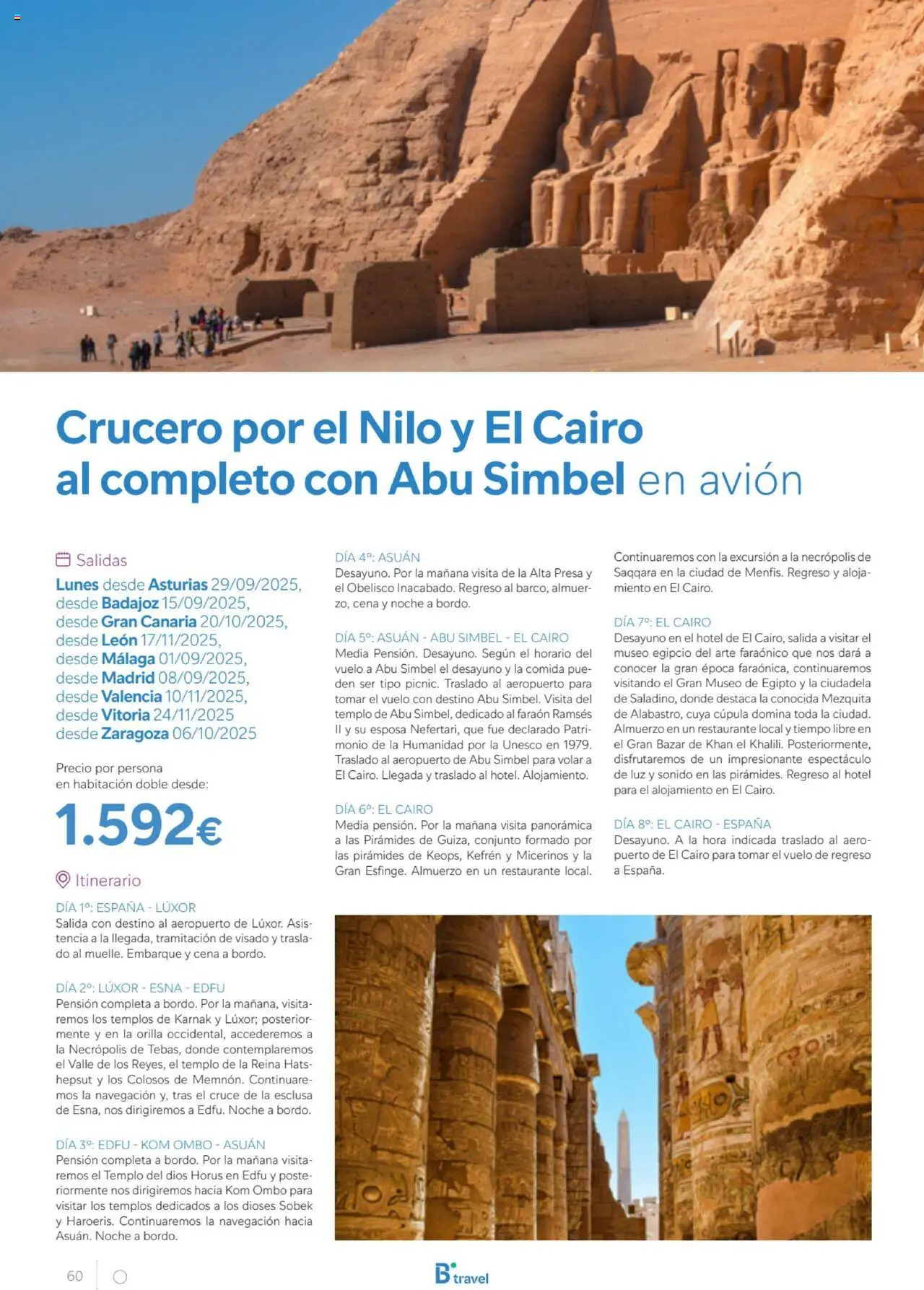 B the travel brand Egipto - Página de 60 - Válido desde 01/07/2025