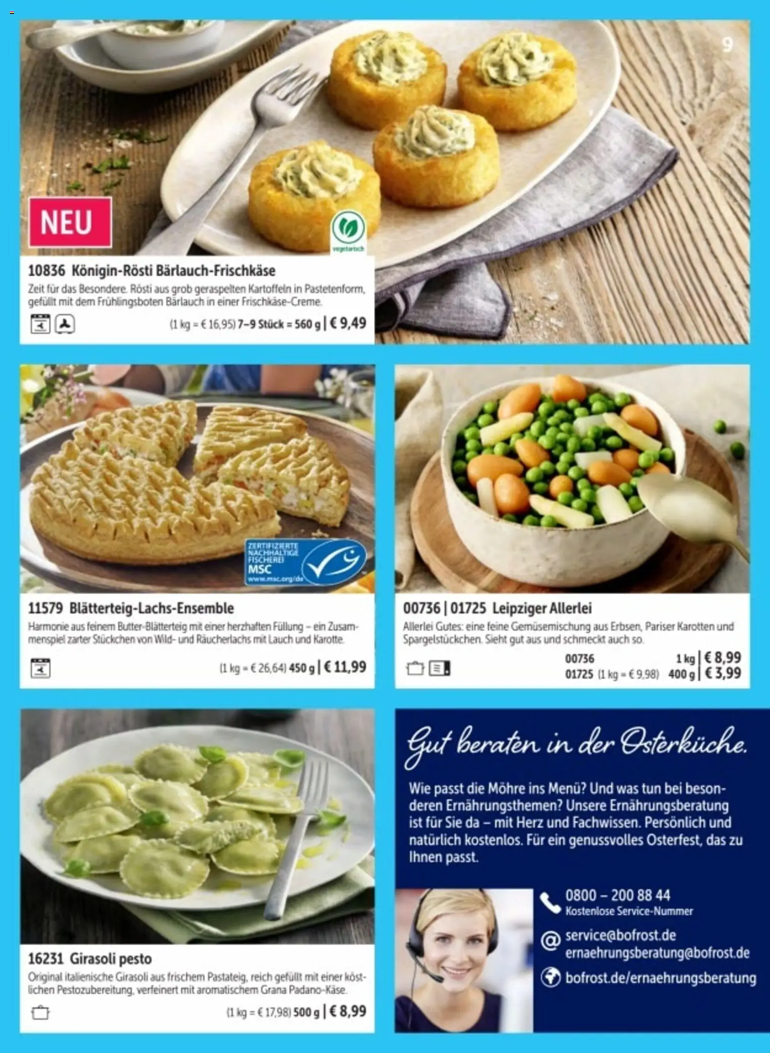 Bofrost Katalog Osterprogramm - Seite 9 - gültig ab 23.02.2026