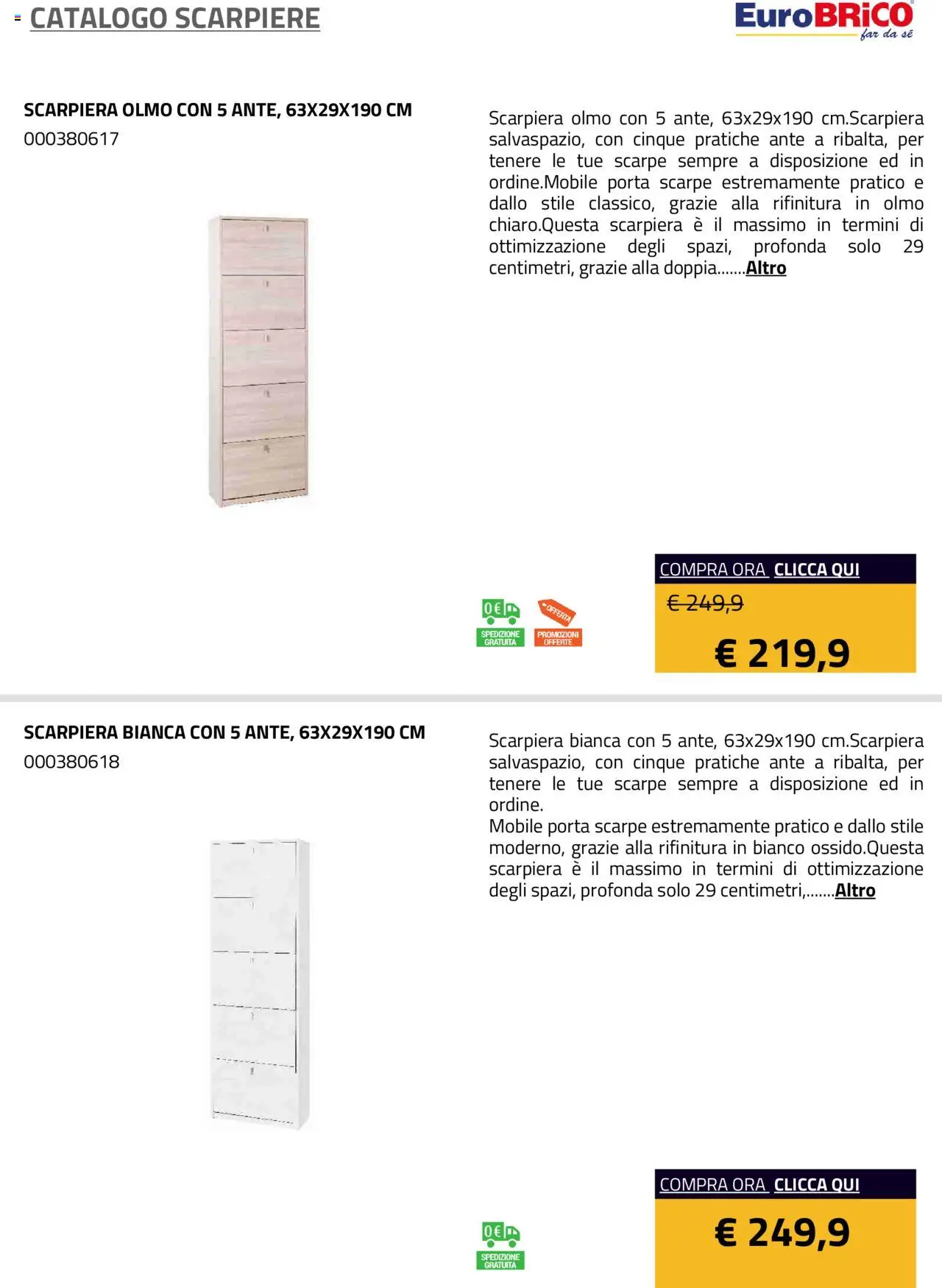 Eurobrico Scarpiere catalogo - pagina 28 - valido dal 23/07/2025