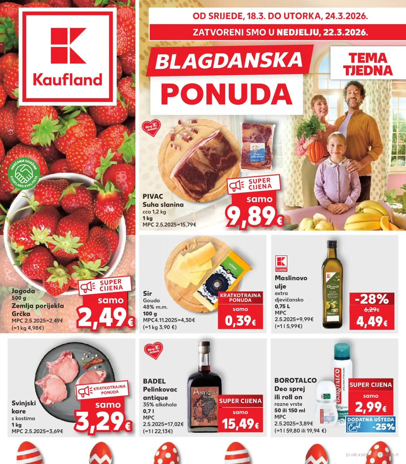 Kaufland HR akciós újság - 1oldal - érvényes 2026.03.18.-tól