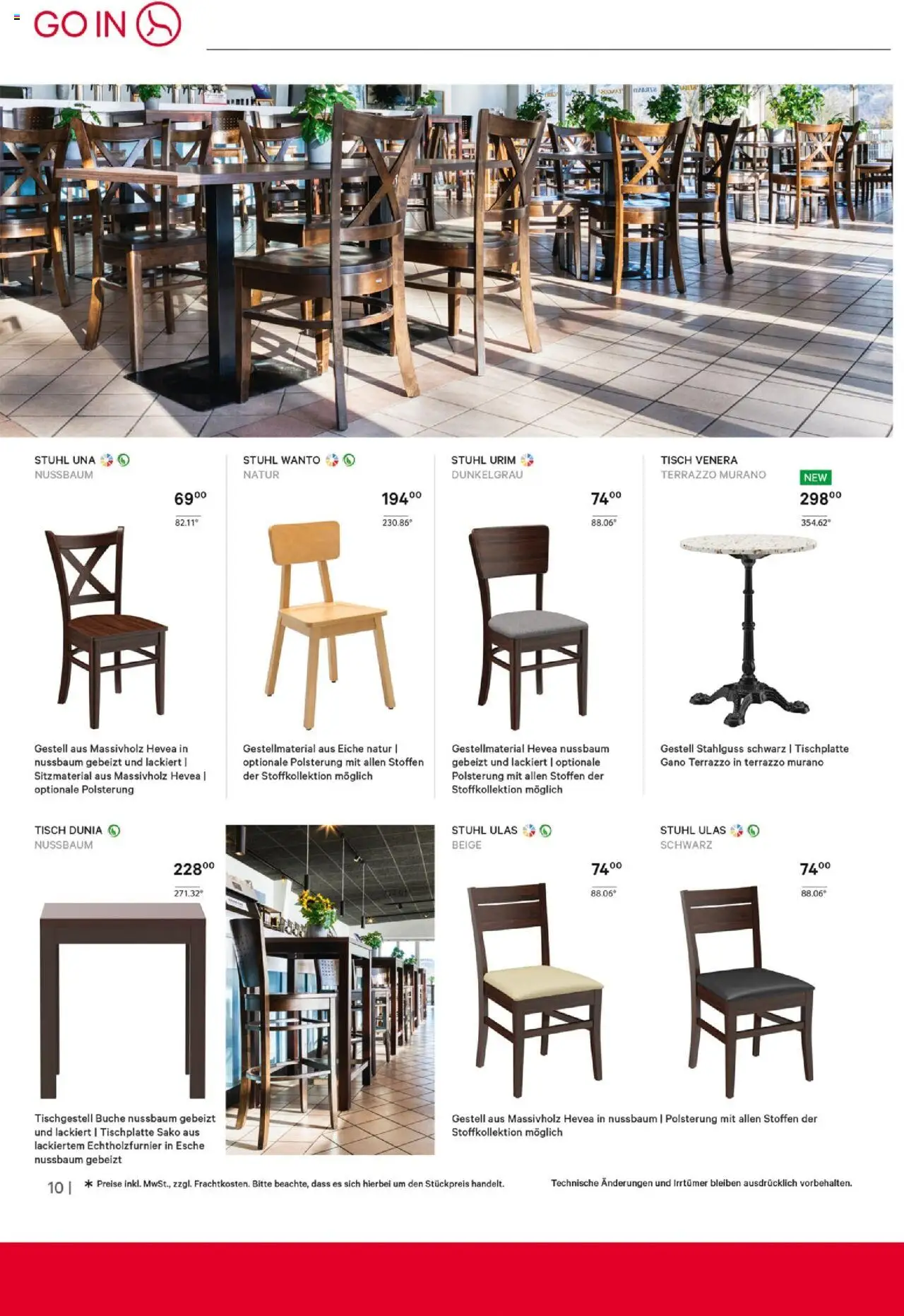 Selgros GO IN Restaurantmöbel - Seite 10 - gültig ab 01.03.2025