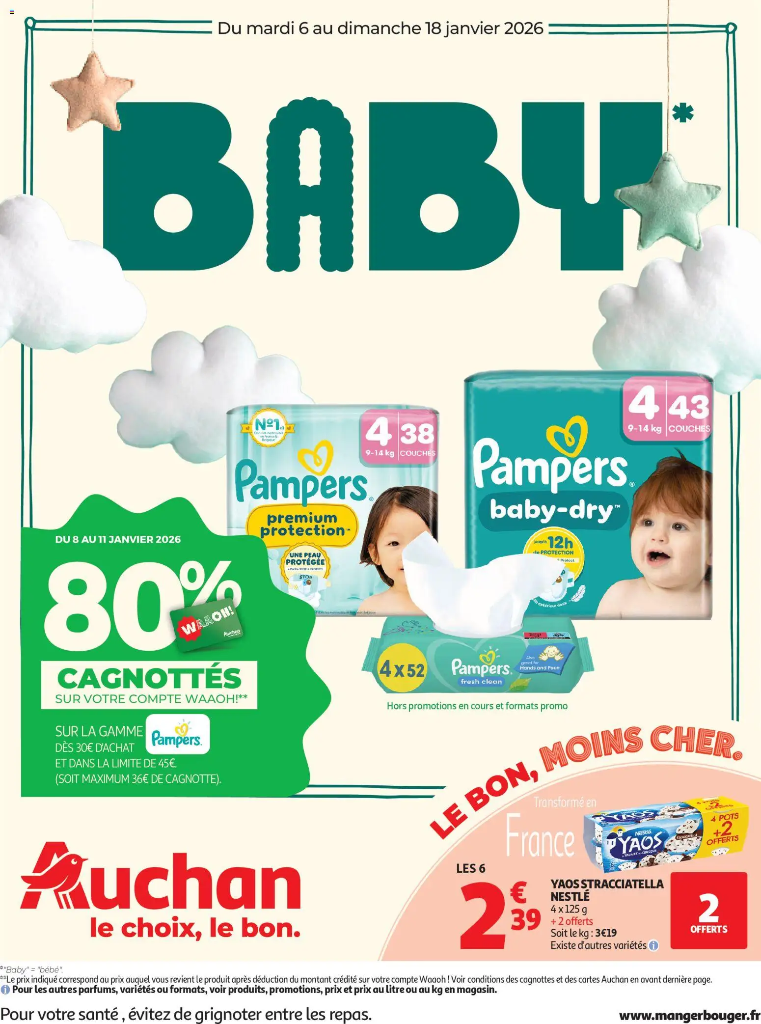 Auchan - Tout pour votre bébé - pagina 1- geldig vanaf 06/01/2026