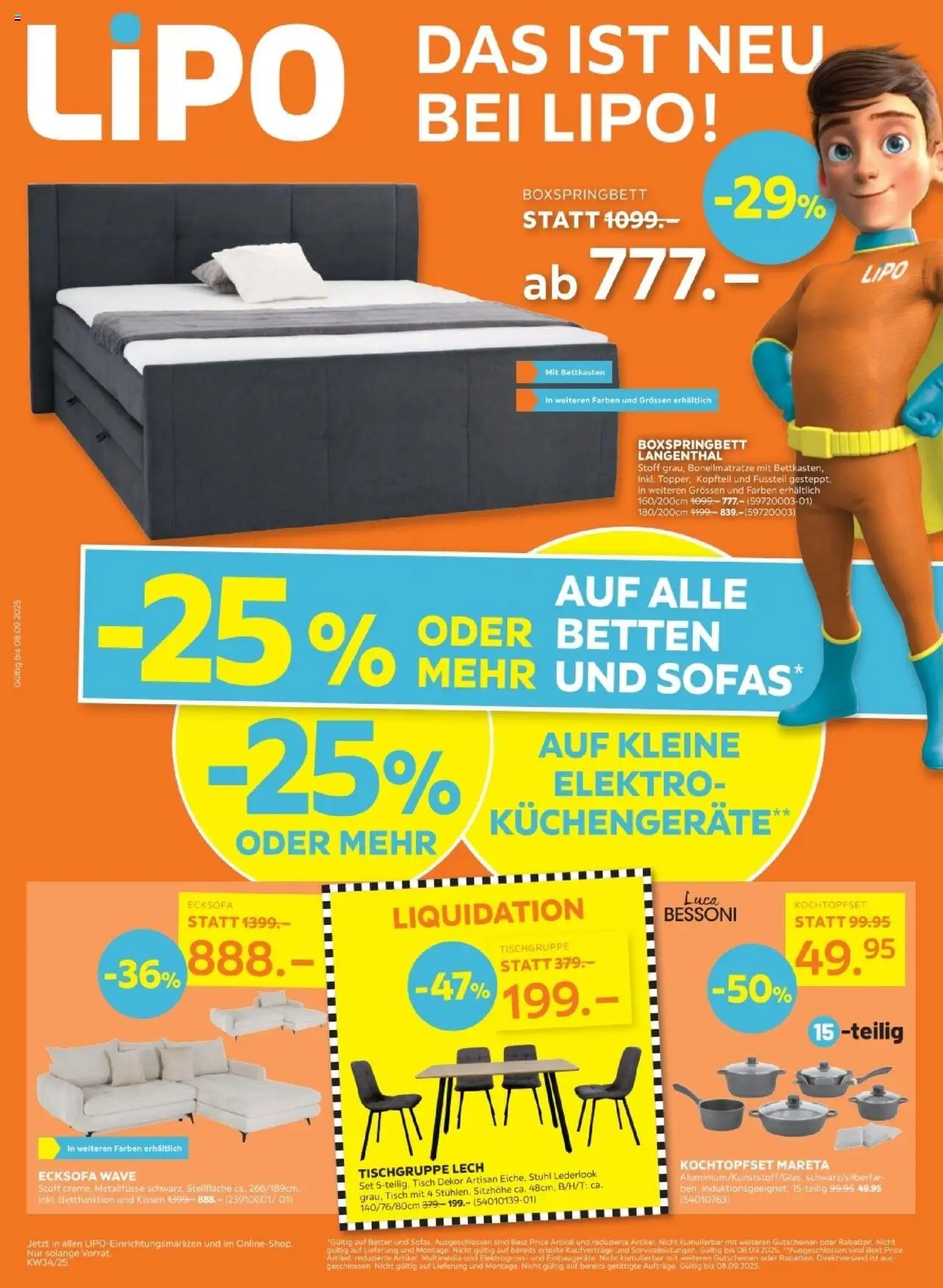 Lipo Aktionen - Seite 1- gültig ab 19.08.2025