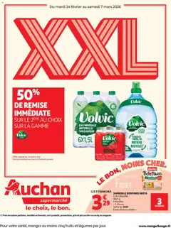 Auchan - Promos XXL supermarchés geldig vanaf 24/02/2026