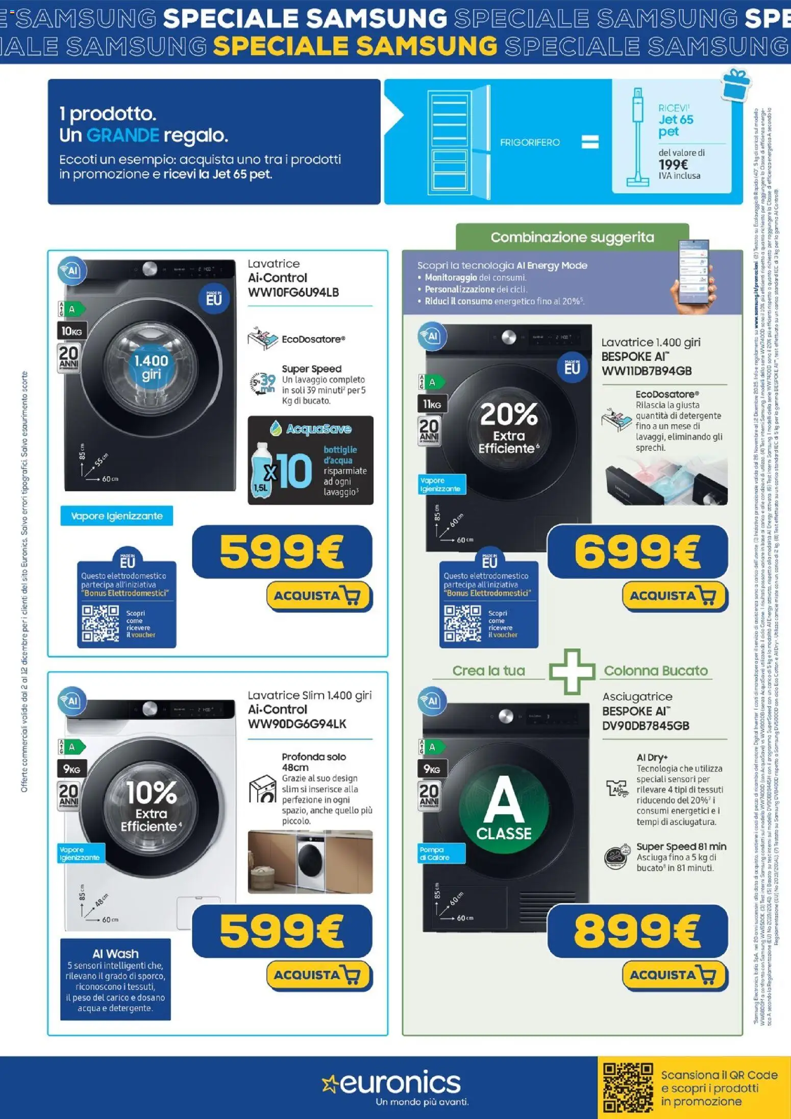 Euronics Samsung Grandi Elettrodomestici catalogo - pagina 2 - valido dal 02/12/2025