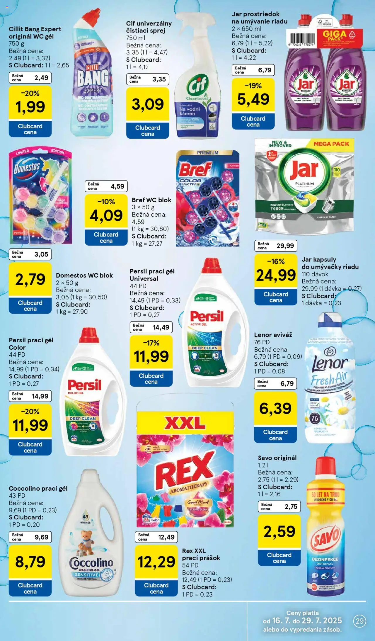 Tesco Hypermarket - leták - strana 29- platný od 16.07.2025