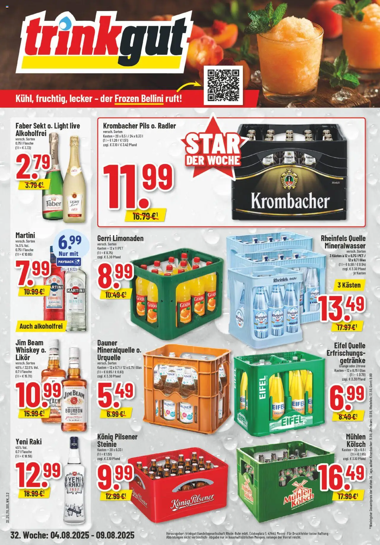 Trinkgut Prospekt - Seite 1 - gültig ab 04.08.2025