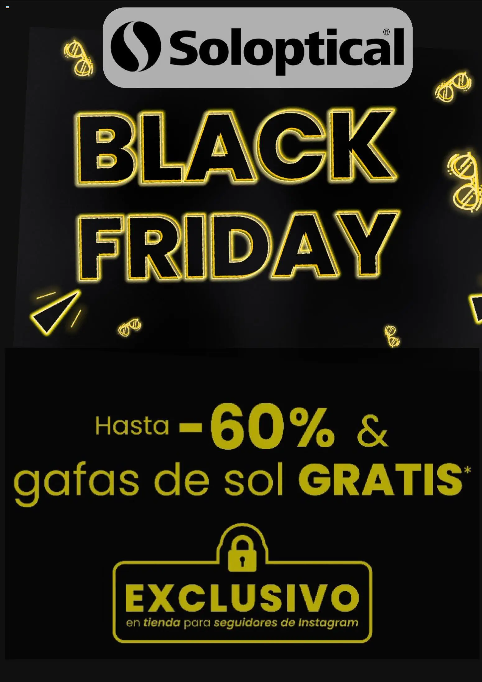 Soloptical Black Friday - Página de 1 - Válido desde 14/11/2025