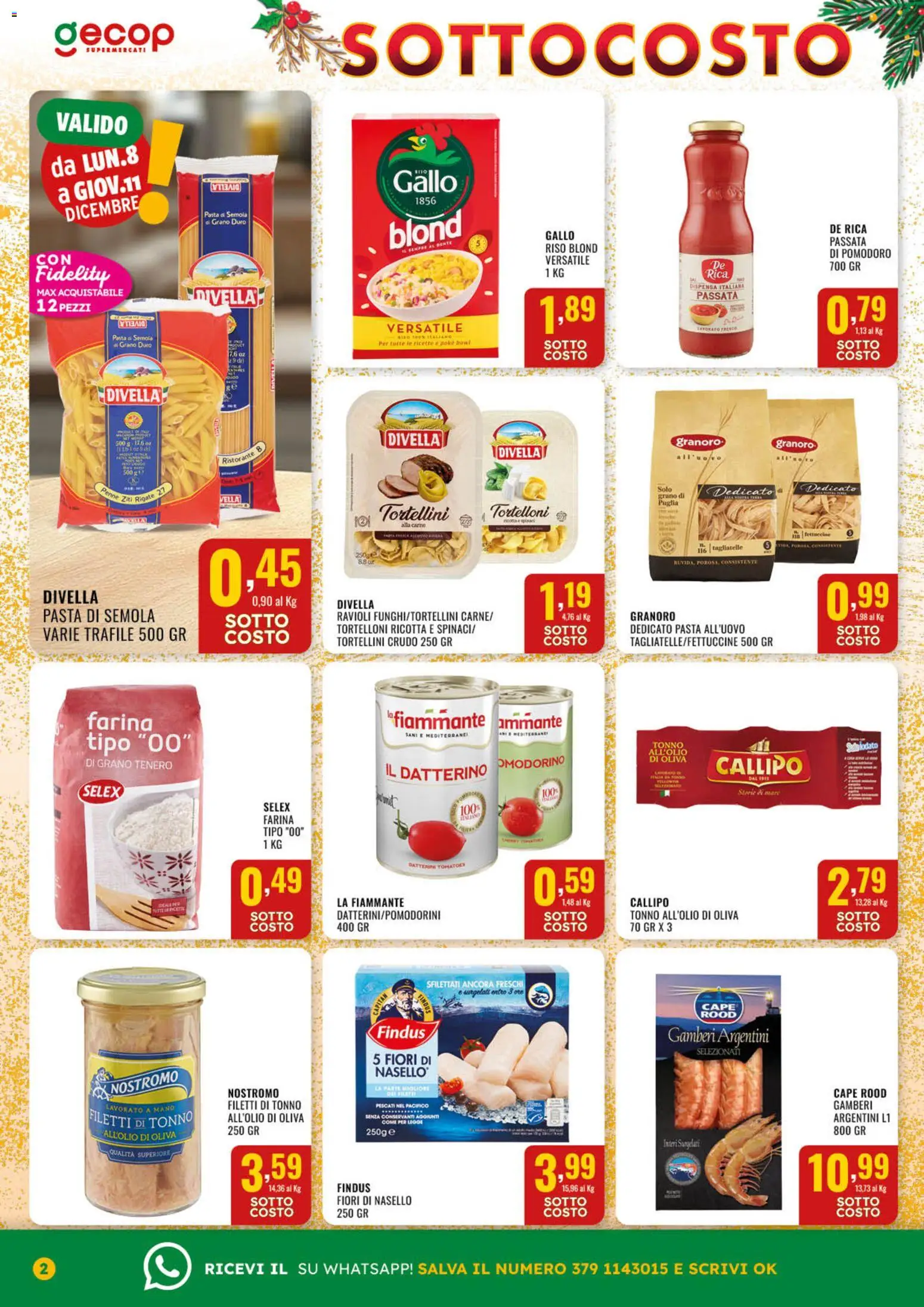 Volantino GECOP	 - pagina 2 - valido dal 01/12/2025